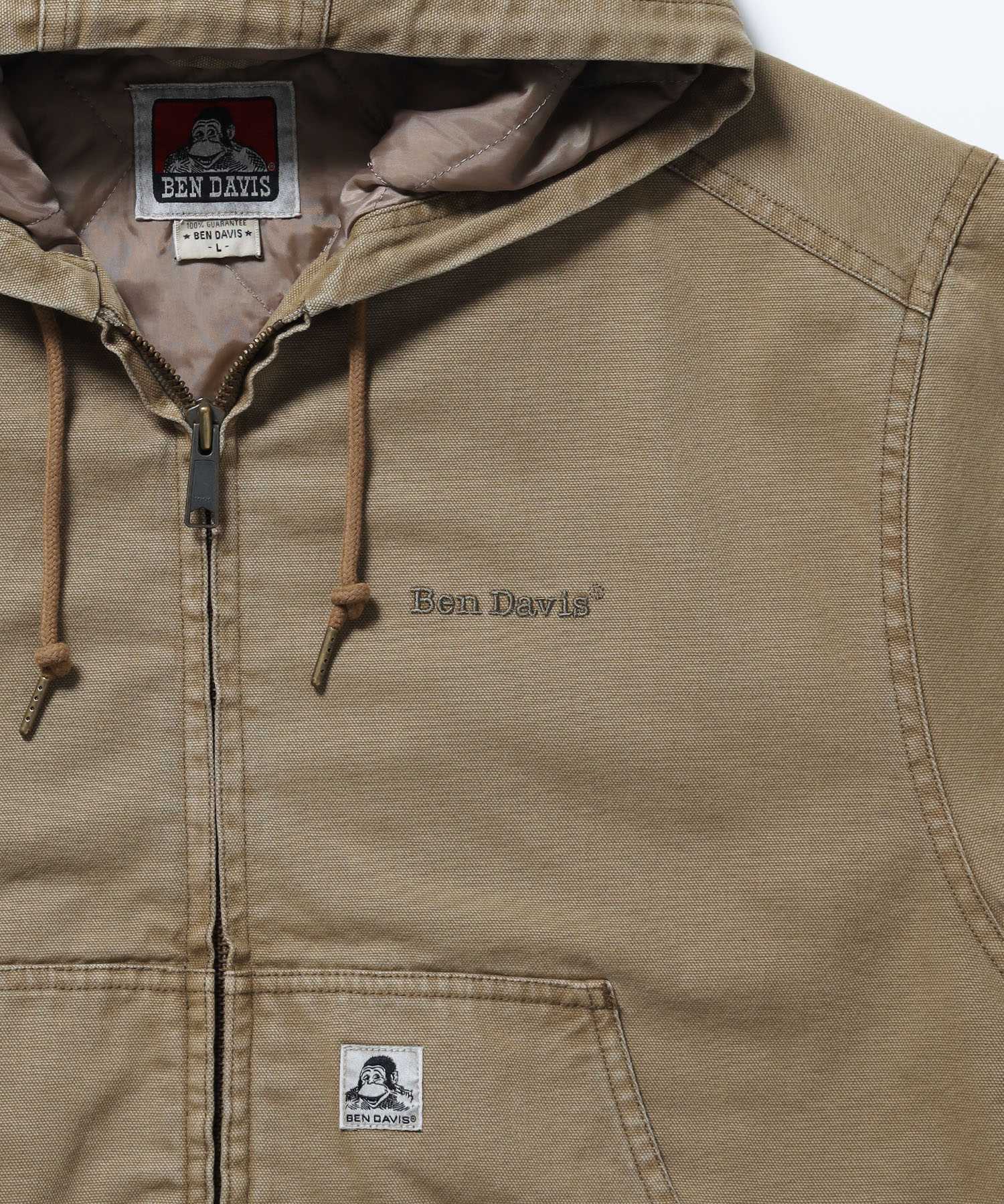 WORKERS PARKA / フーデッドワークジャケット ダブルジップ キルティング裏地 アウター ポケット ワーク ユニセックス