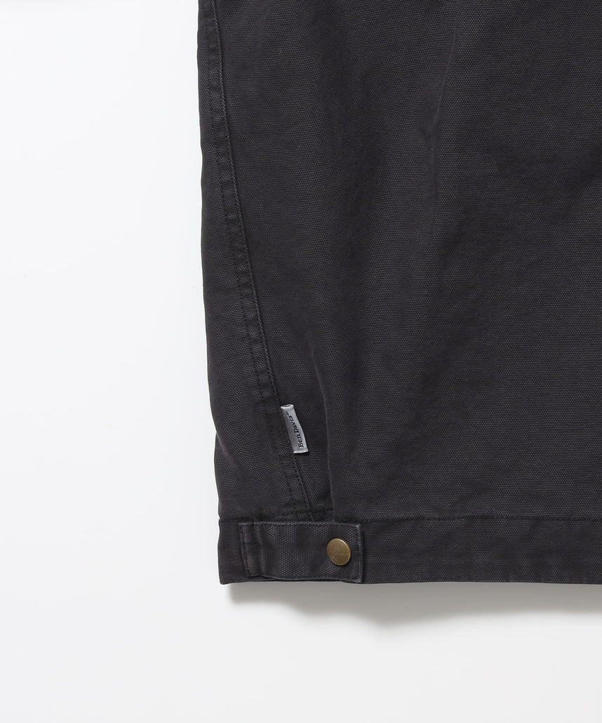 ZIP FRONT TRUCKER JACKET / トラッカージャケット コーデュロイ衿 ショート丈 中綿キルティング アウター ユニセックス