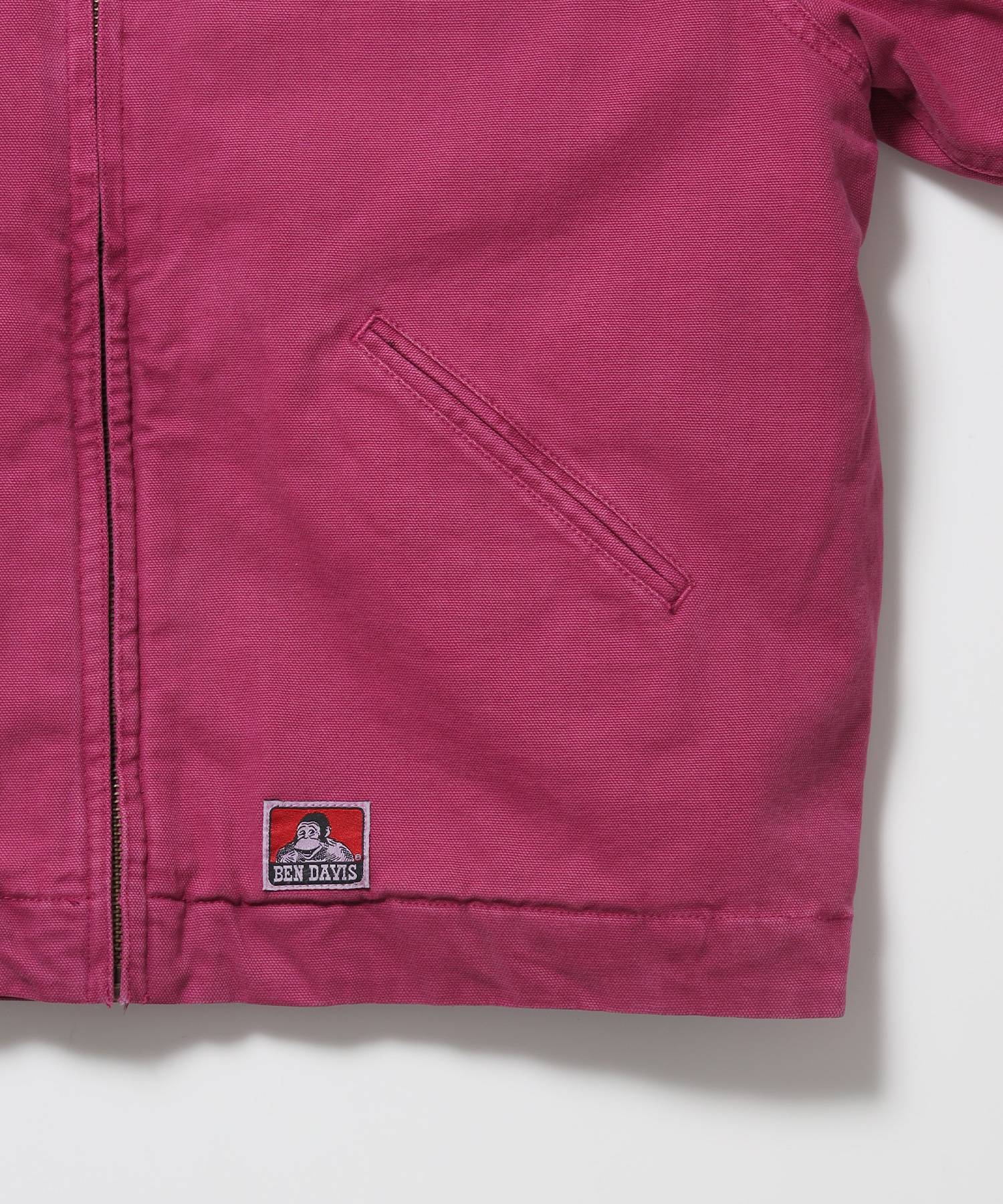 ZIP FRONT TRUCKER JACKET / トラッカージャケット コーデュロイ衿 ショート丈 中綿キルティング アウター ユニセックス