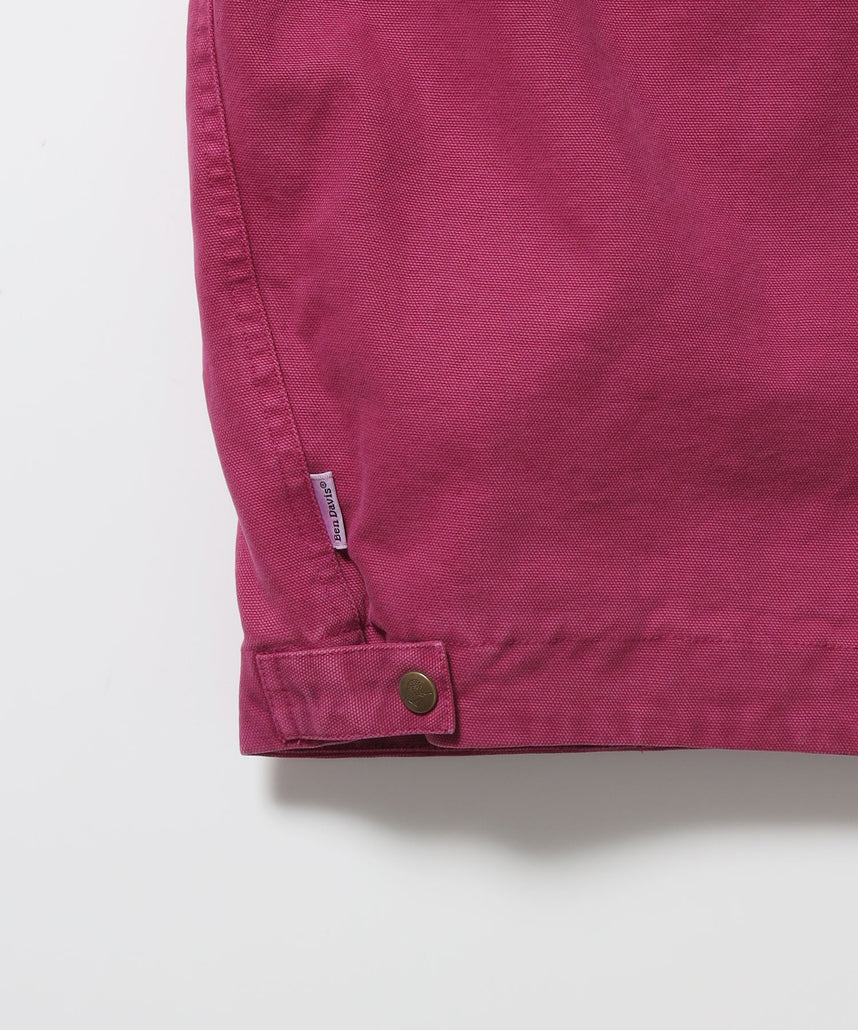 ZIP FRONT TRUCKER JACKET / トラッカージャケット コーデュロイ衿 ショート丈 中綿キルティング アウター ユニセックス