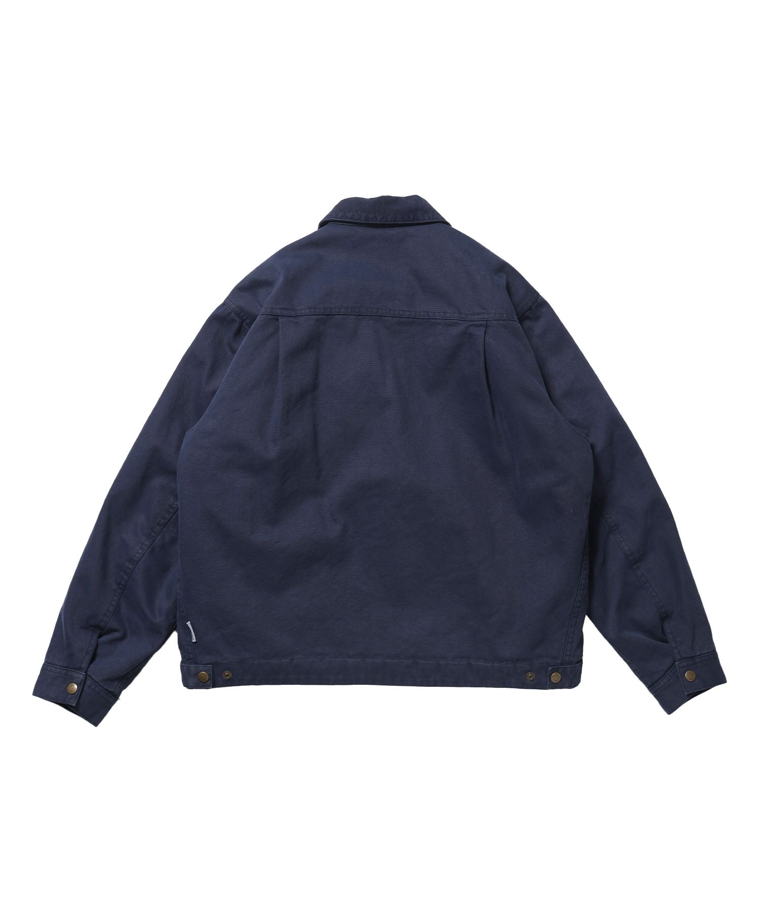 ZIP FRONT TRUCKER JACKET / トラッカージャケット コーデュロイ衿 ショート丈 中綿キルティング アウター ユニセックス