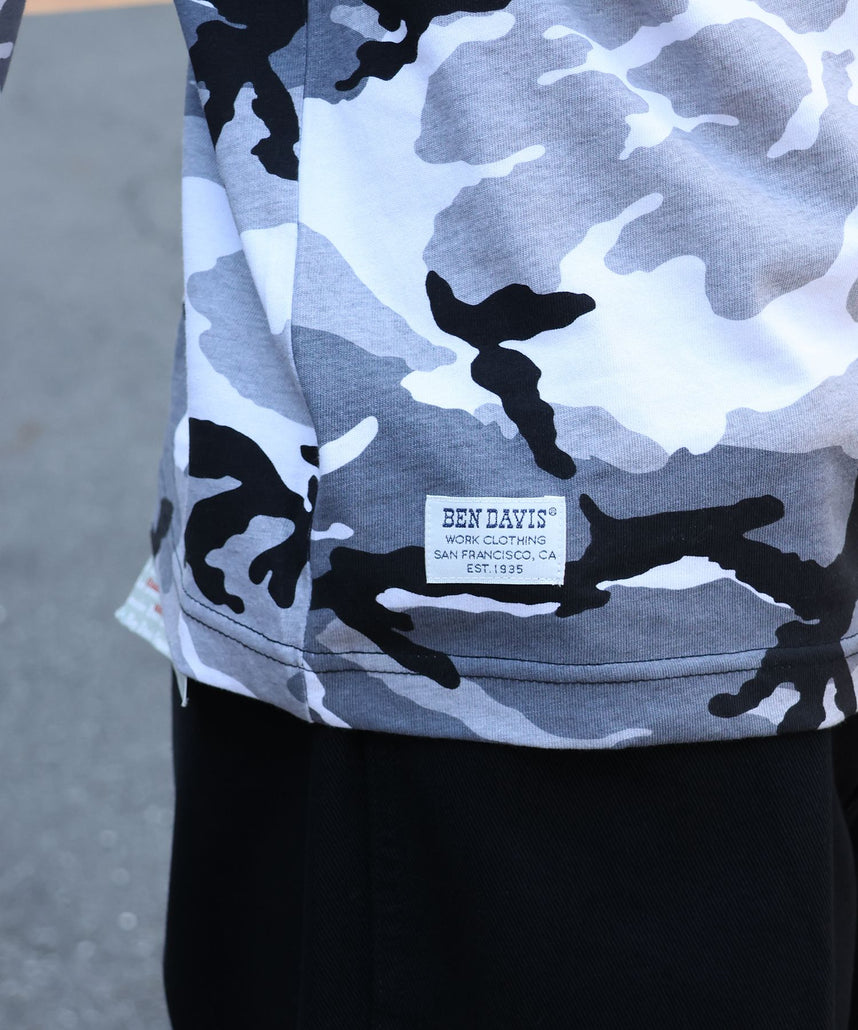 SCRIPT VNTG L/S TEE (REG) / ロンT 長袖 刺繍 ビスネーム ヴィンテージ加工 レギュラーフィット ユニセックス 柄80