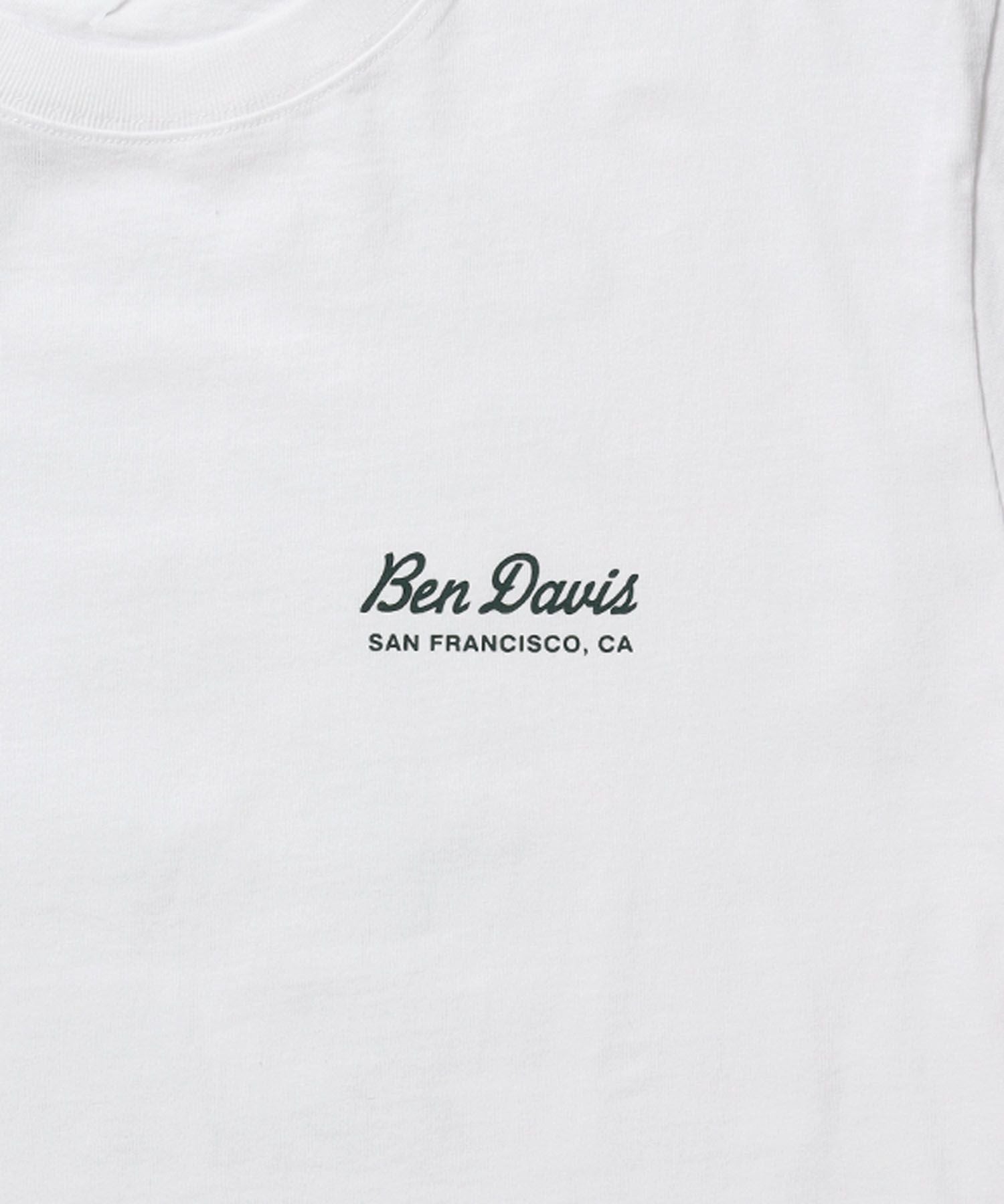 GRAPHIC L/S TEE (REG) / ロンT ユニセックス レギュラーフィット 長袖 ラバープリント ホワイト