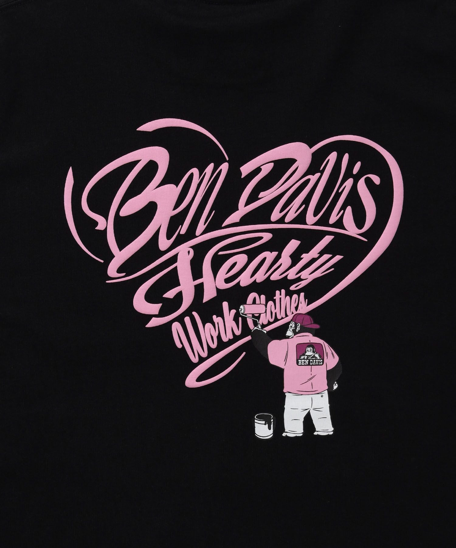 GRAPHIC WIDE L/S TEE / ワイドシルエット グラフィック ロンT 長袖 ユニセックス ブラック