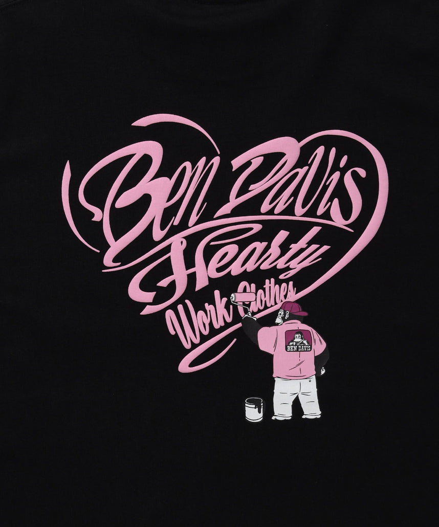GRAPHIC WIDE L/S TEE / ワイドシルエット グラフィック ロンT 長袖 ユニセックス ブラック