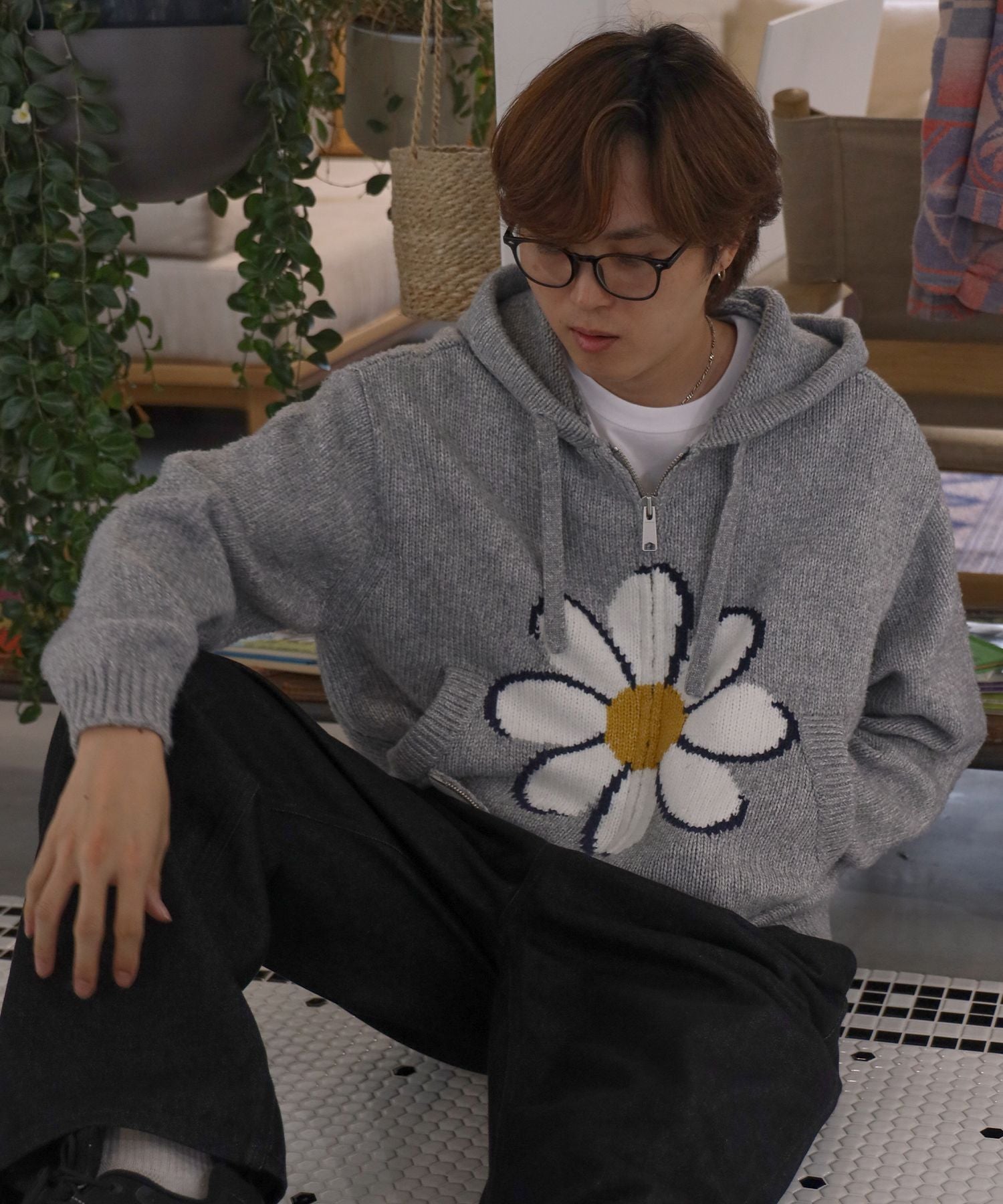 モデル:H178 Size:L アッシュグレー