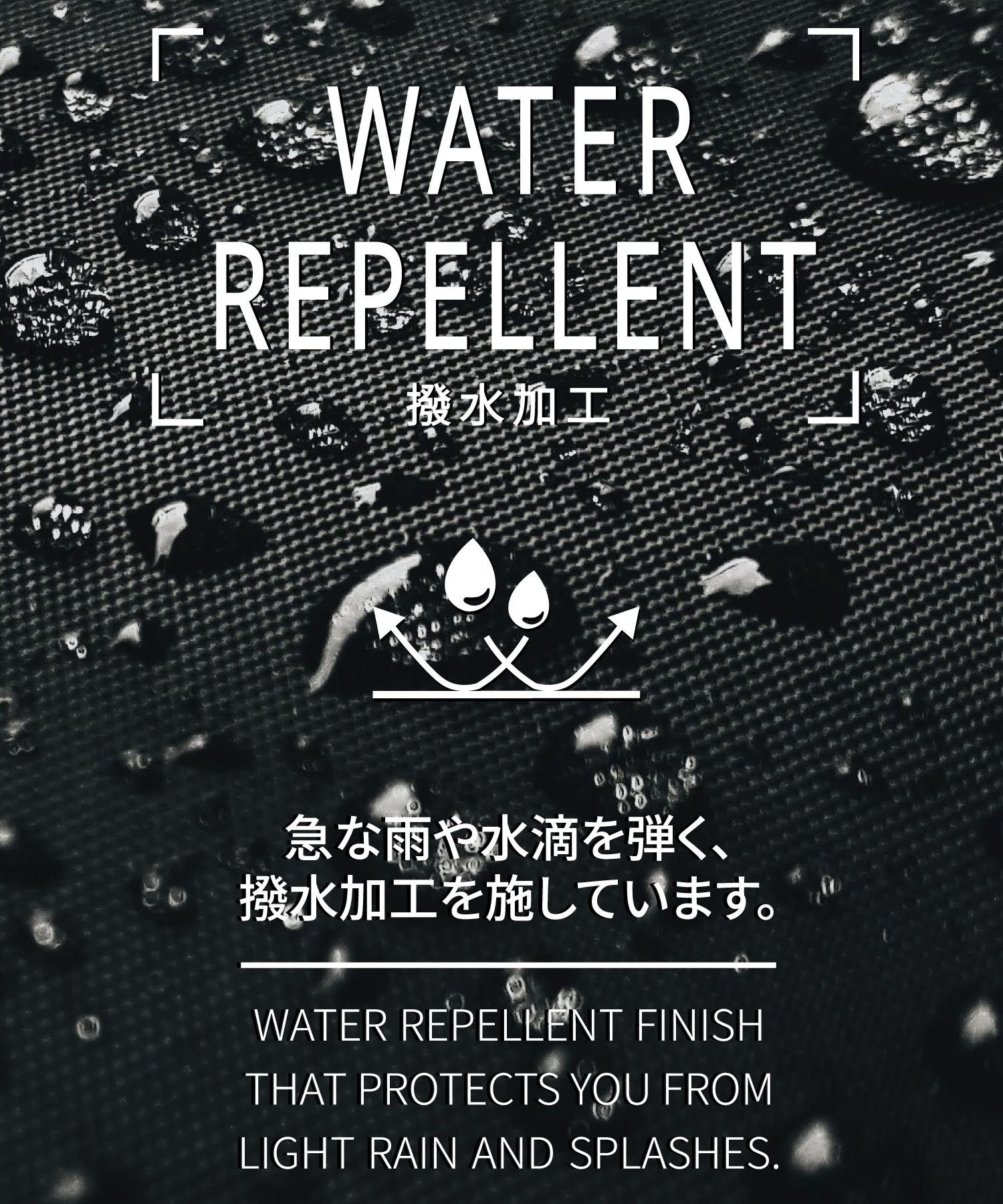 リバーシブル撥水加工ナイロンフリースジャケット /リバーシブル ナイロン フリース スタンド フルジップ 刺繍 ワンポイント ドローコード ブラック