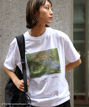 The Met名画プリントTシャツ / メトロポリタン美術館 半袖 クルーネック プリント ワンポイント フォト 柄80