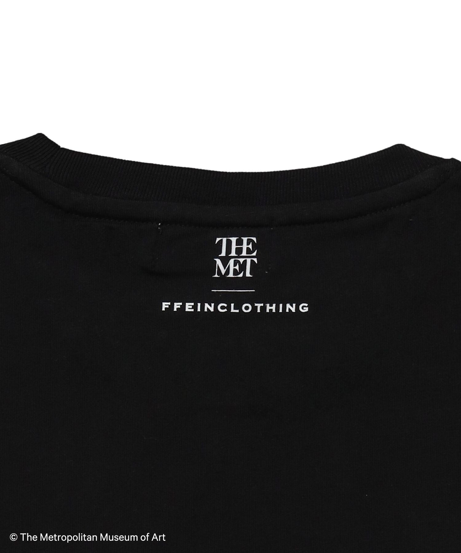 The Met名画プリントTシャツ / メトロポリタン美術館 半袖 クルーネック プリント ワンポイント フォト ブラック