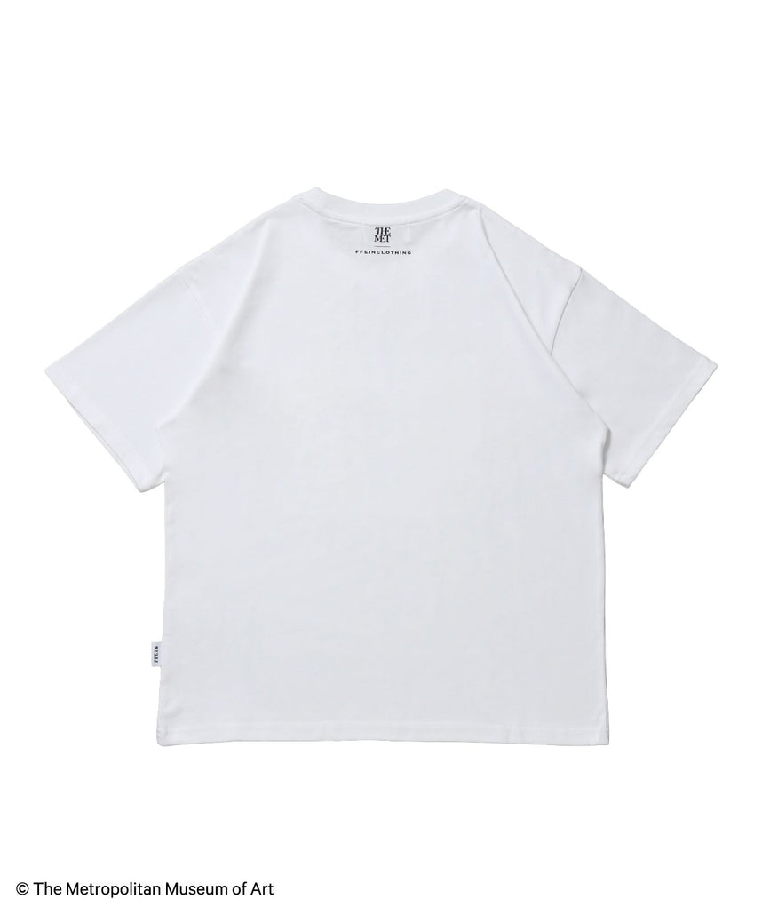 The Met名画プリントTシャツ / メトロポリタン美術館 半袖 クルーネック プリント ワンポイント フォト ホワイト