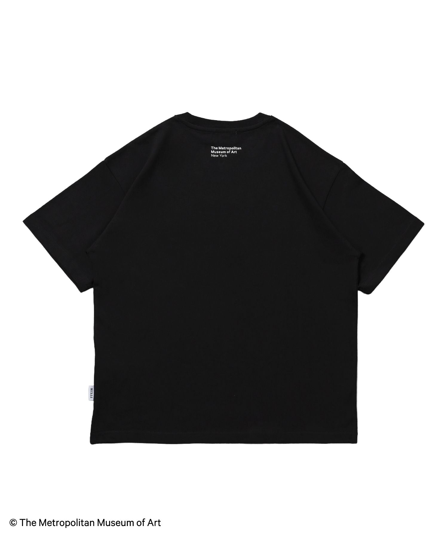 The MetワンポイントTシャツ / メトロポリタン美術館 半袖 クルーネック プリント ワンポイント ブラック