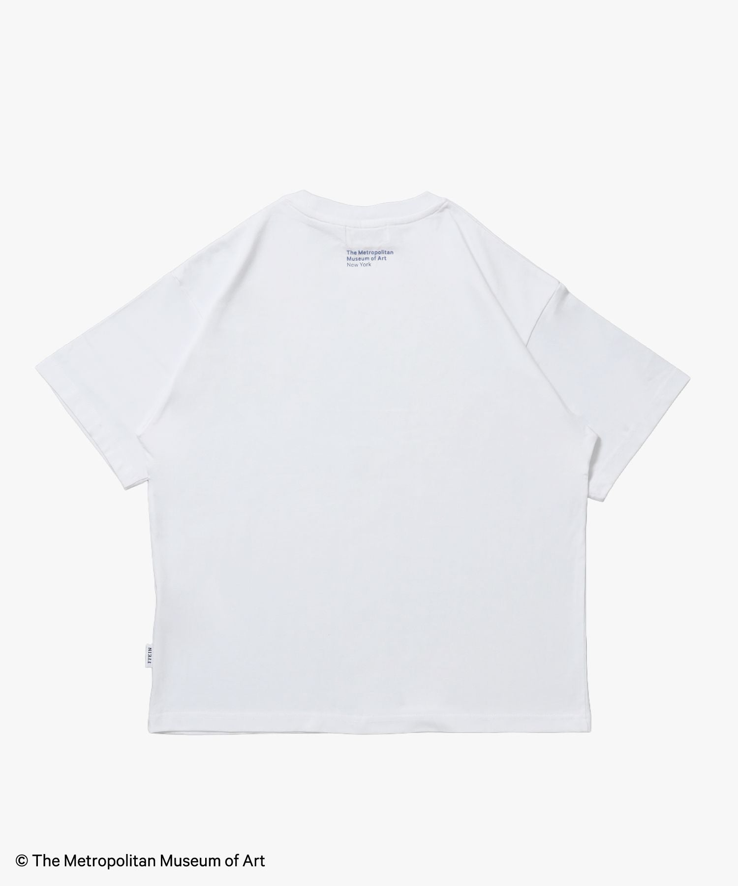 The MetワンポイントTシャツ / メトロポリタン美術館 半袖 クルーネック プリント ワンポイント ホワイト