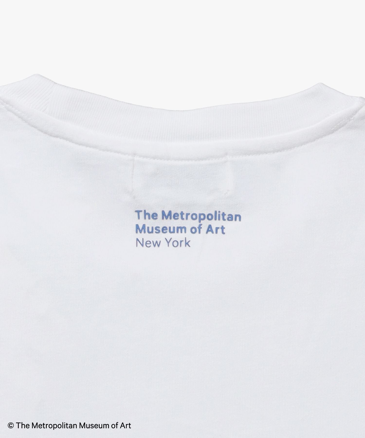 The MetワンポイントTシャツ / メトロポリタン美術館 半袖 クルーネック プリント ワンポイント ホワイト