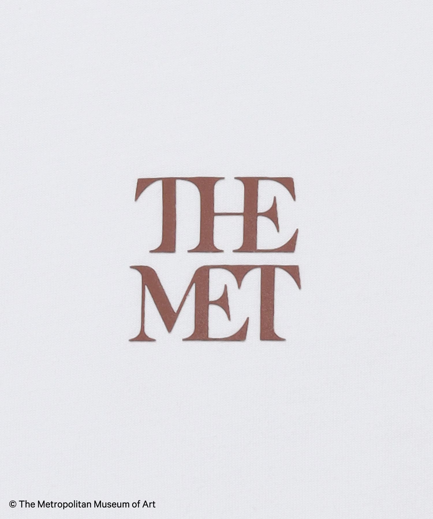 The MetワンポイントTシャツ / メトロポリタン美術館 半袖 クルーネック プリント ワンポイント 柄80