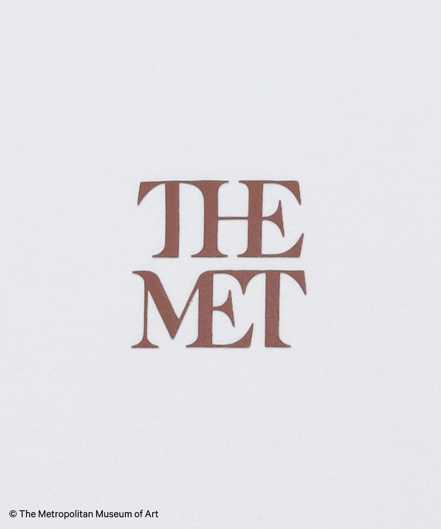 The MetワンポイントTシャツ / メトロポリタン美術館 半袖 クルーネック プリント ワンポイント 柄80
