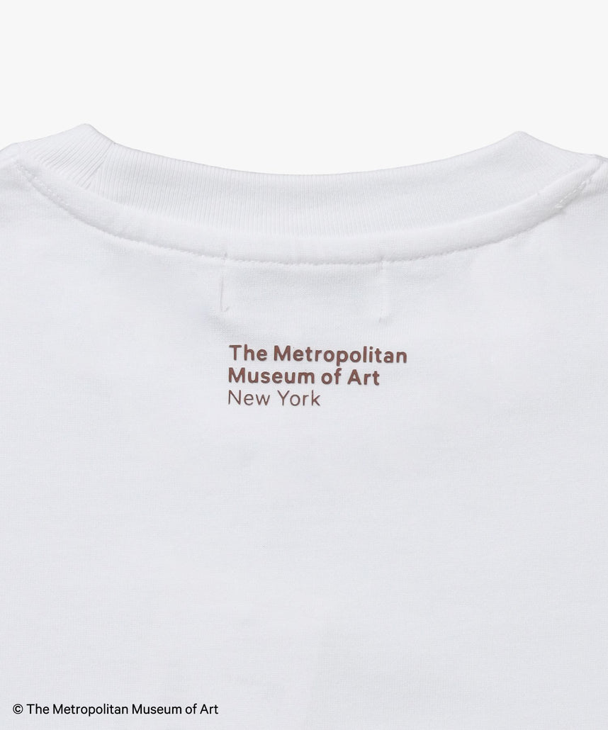 The MetワンポイントTシャツ / メトロポリタン美術館 半袖 クルーネック プリント ワンポイント 柄80