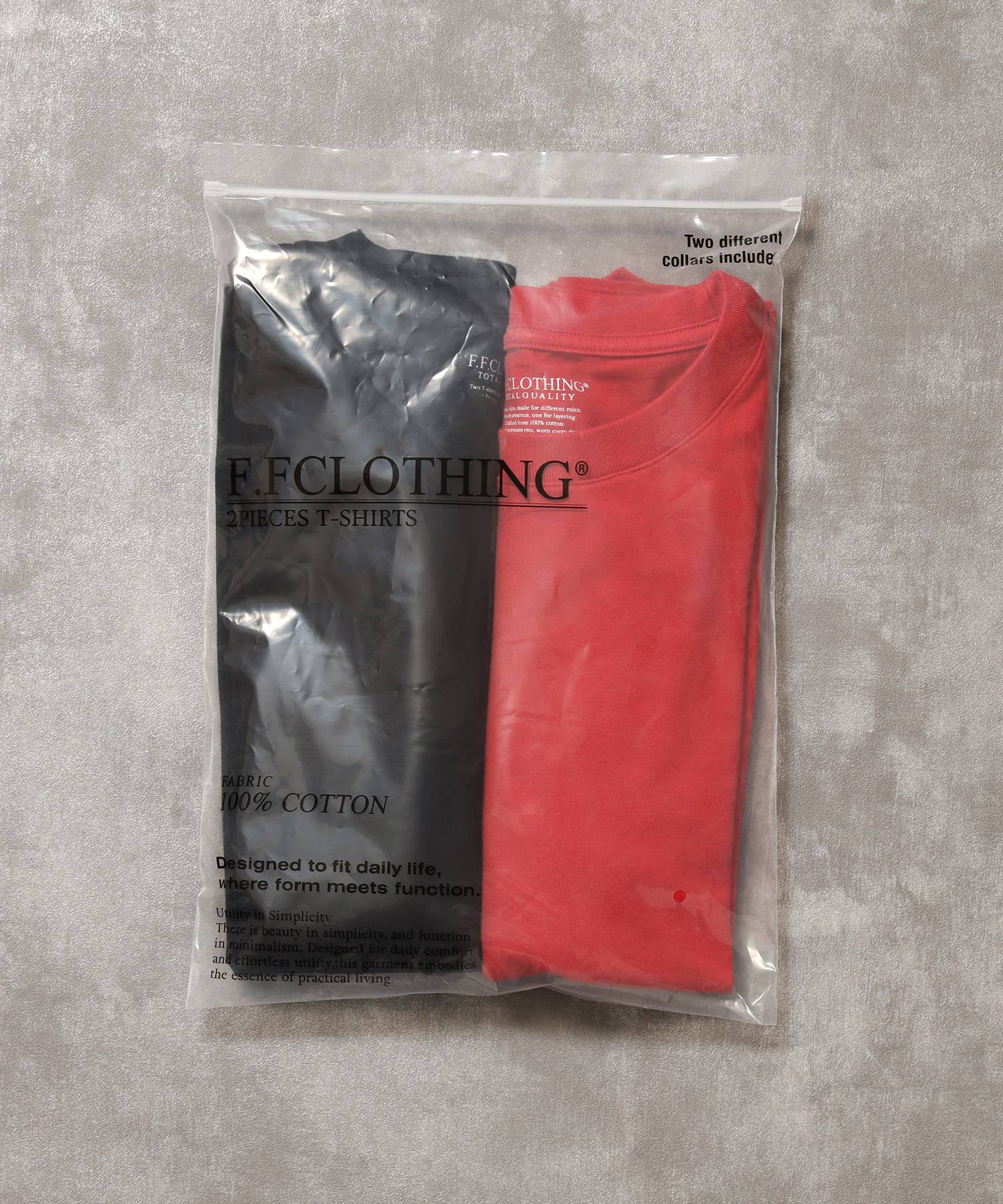 【FFEIN(フェイン)】「ラフに着てもサマになる、太リブベーシックTシャツ」カラバリ太リブベーシックTシャツ ブラック