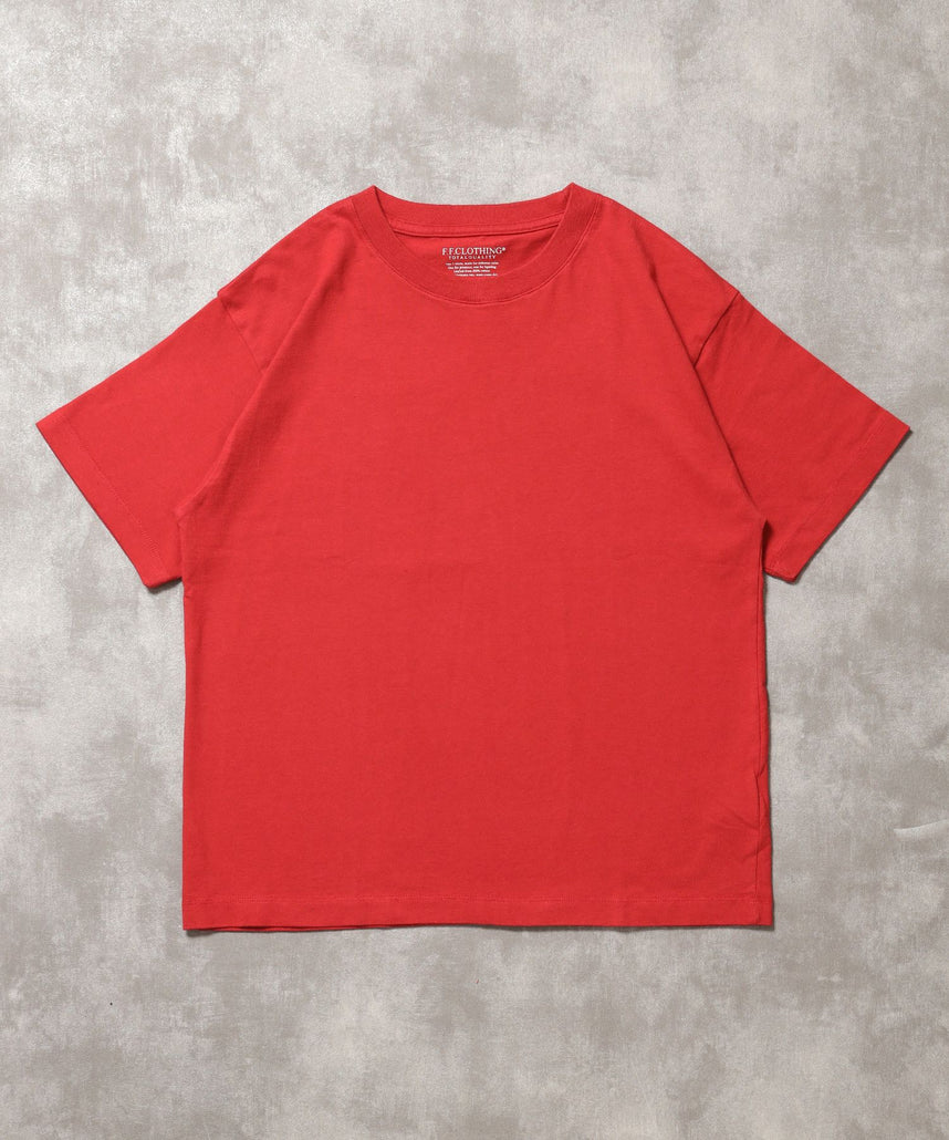 【FFEIN(フェイン)】「ラフに着てもサマになる、太リブベーシックTシャツ」カラバリ太リブベーシックTシャツ ブラック