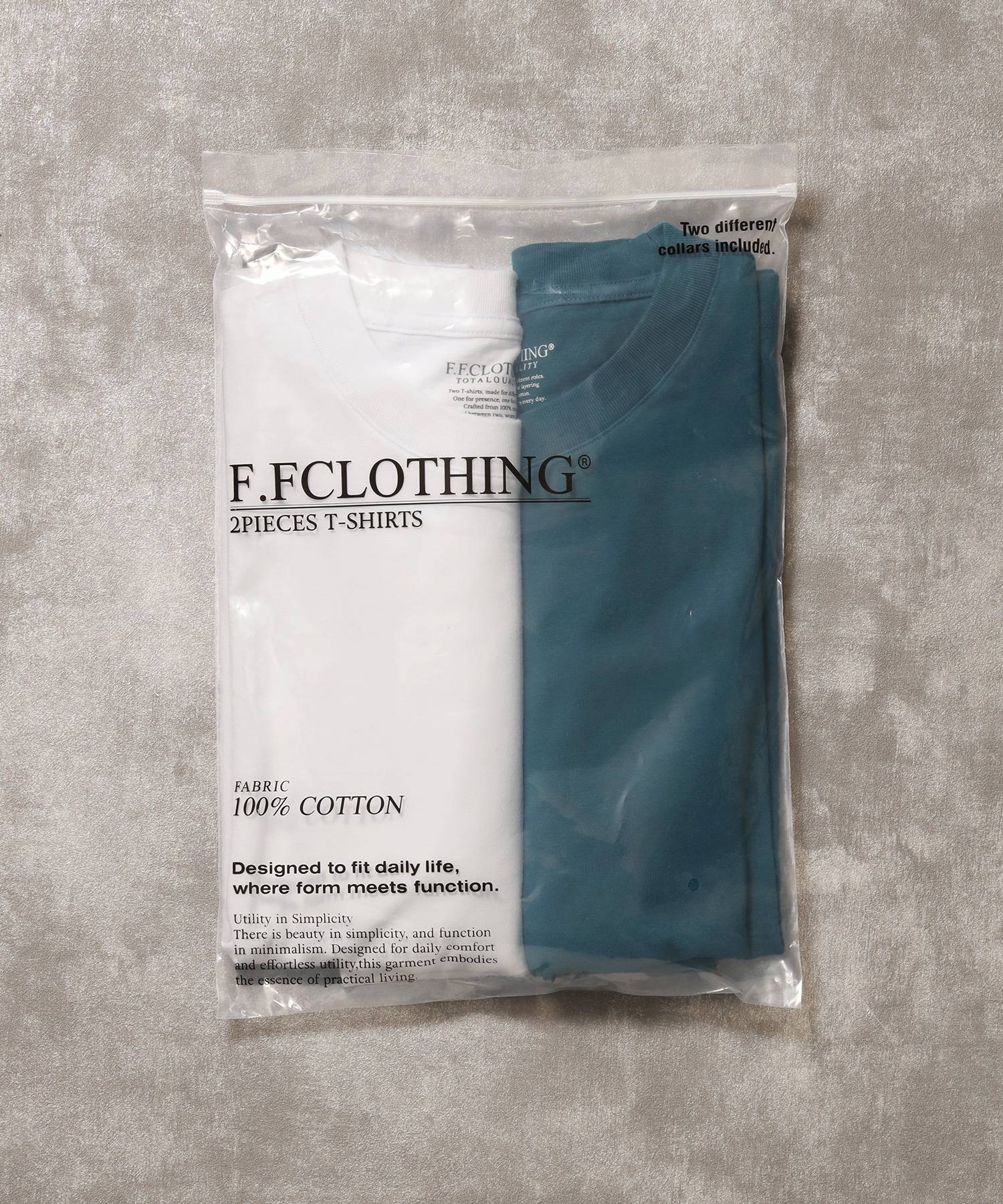 【FFEIN(フェイン)】「ラフに着てもサマになる、太リブベーシックTシャツ」カラバリ太リブベーシックTシャツ ホワイト