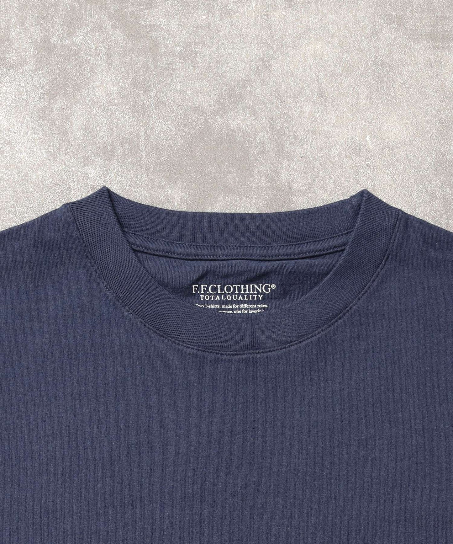 「ラフに着てもサマになる、太リブベーシックTシャツ」カラバリ太リブベーシックTシャツ アッシュグレー