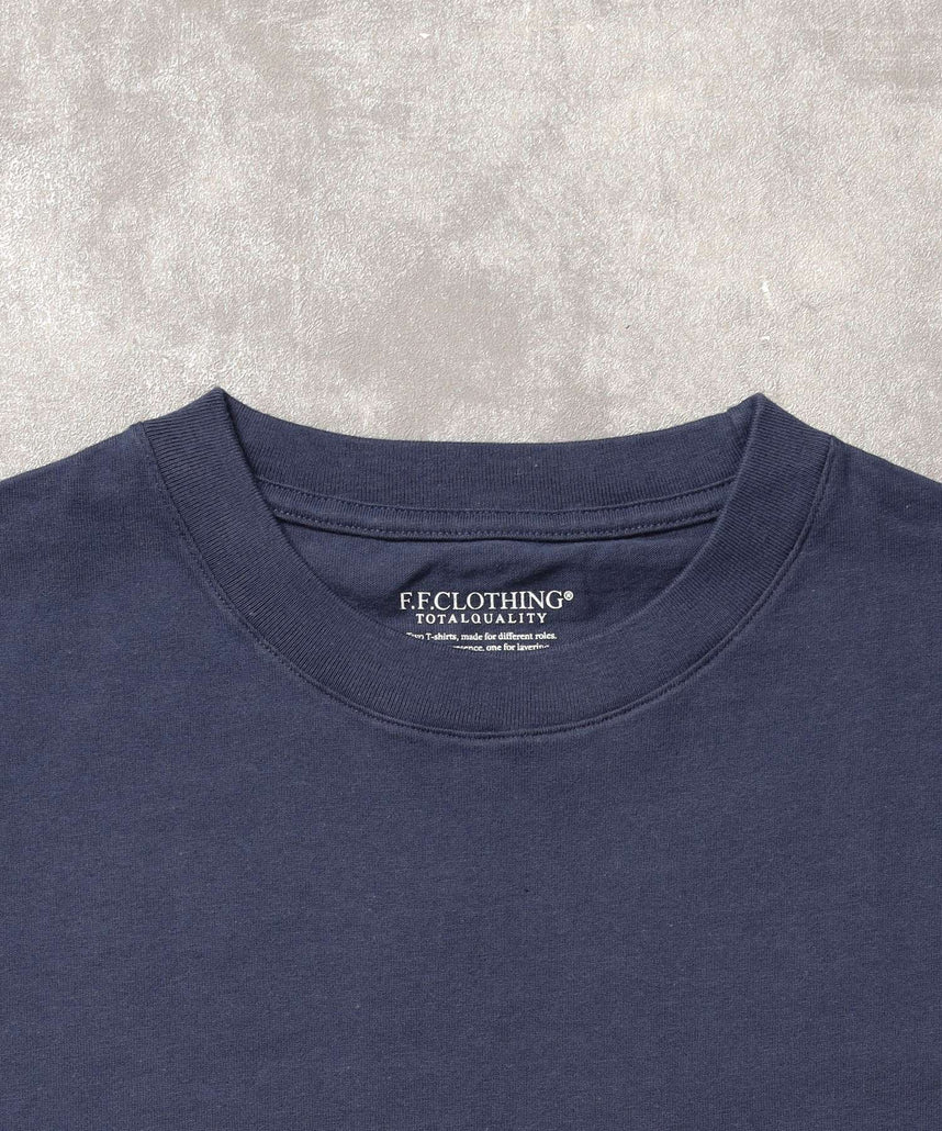 「ラフに着てもサマになる、太リブベーシックTシャツ」カラバリ太リブベーシックTシャツ アッシュグレー