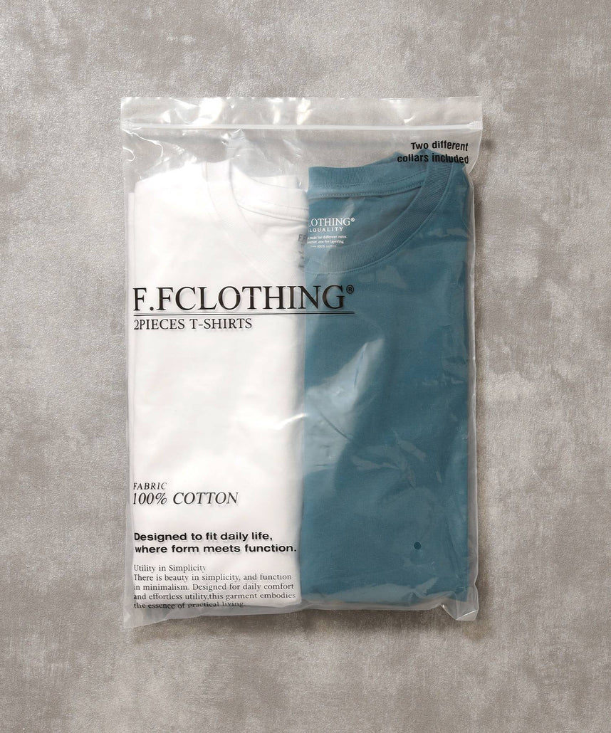 【FFEIN(フェイン)】「FFEINらしいミニマルな着こなしを叶える」カラバリ細リブベーシックTシャツ【バイオウォッシュ】 ホワイト