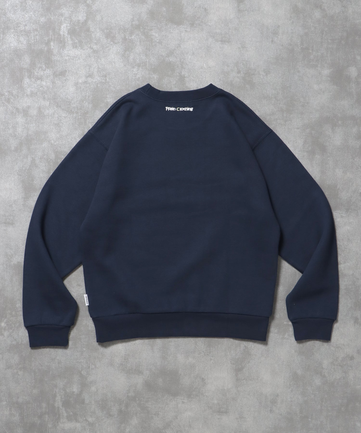 ヘビーウエイト企業ロゴスウェット / 裏起毛 スウェット カジュアル ストリート ネイビー