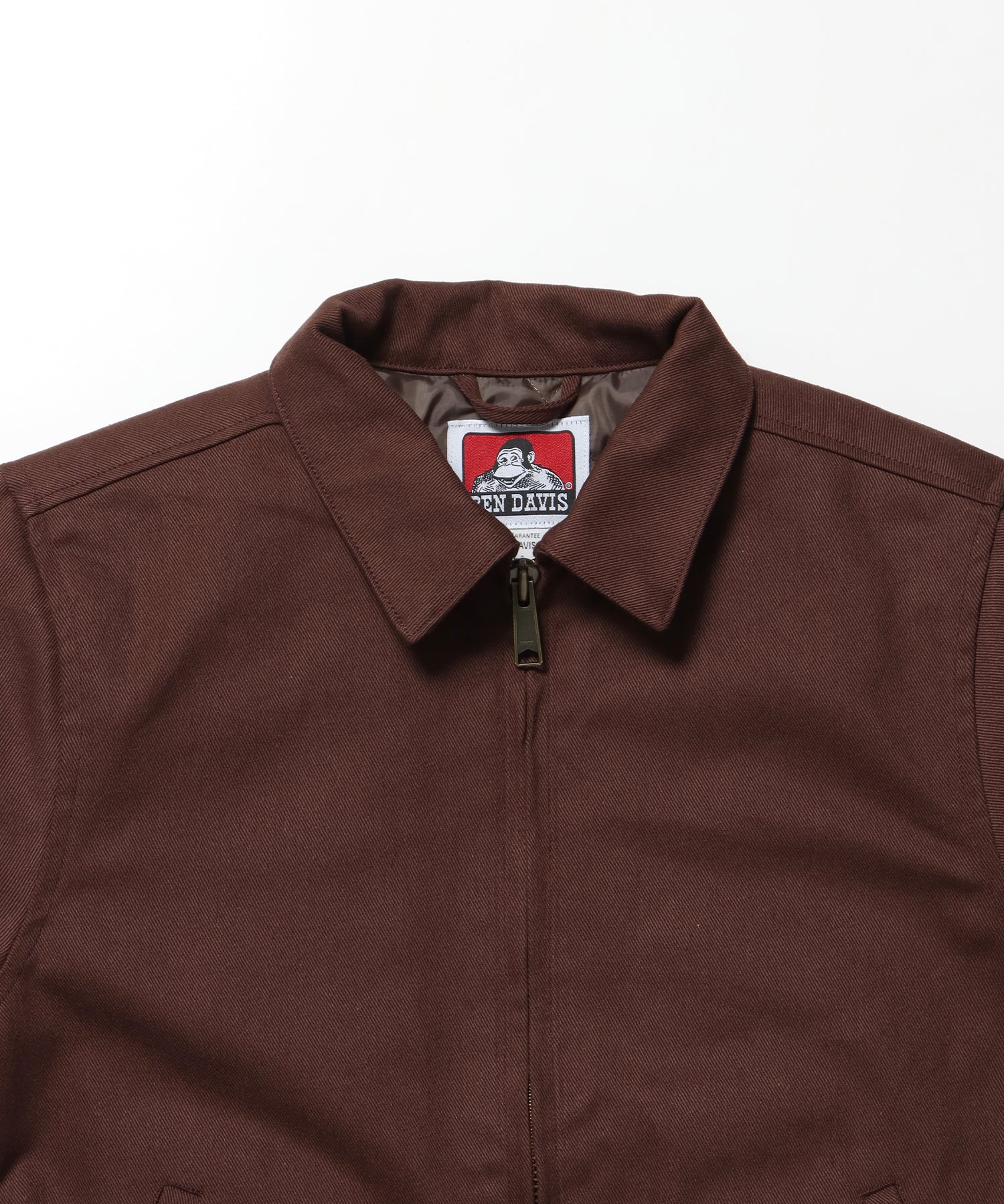 PADDED EISENHOWER JACKET / オーバーサイズ ビッグシルエット ジャケット アウター 中綿 ジップ ブラウン