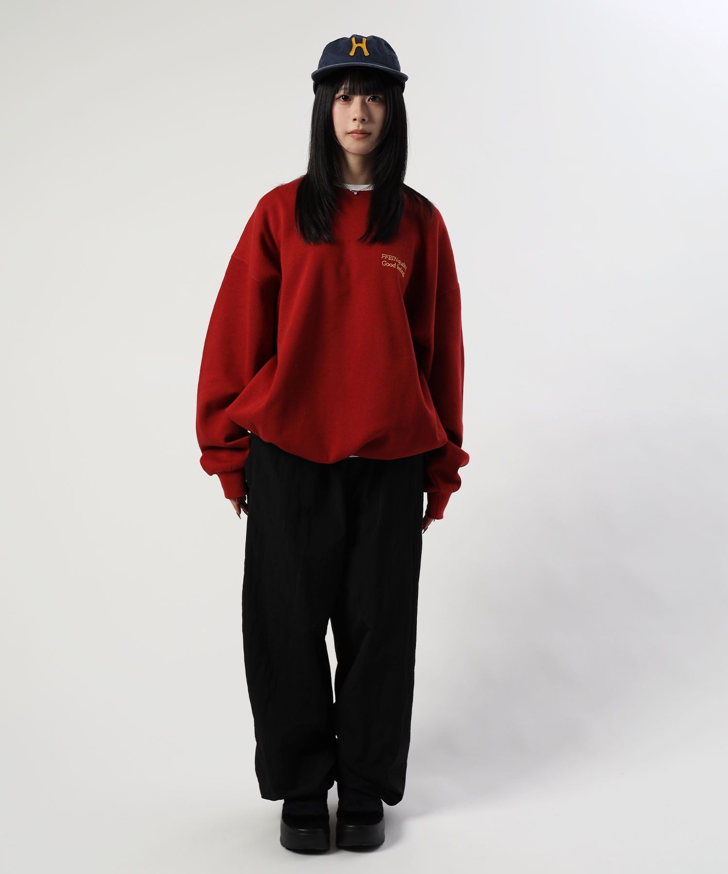 モデル:H160 Size:M バーガンディ