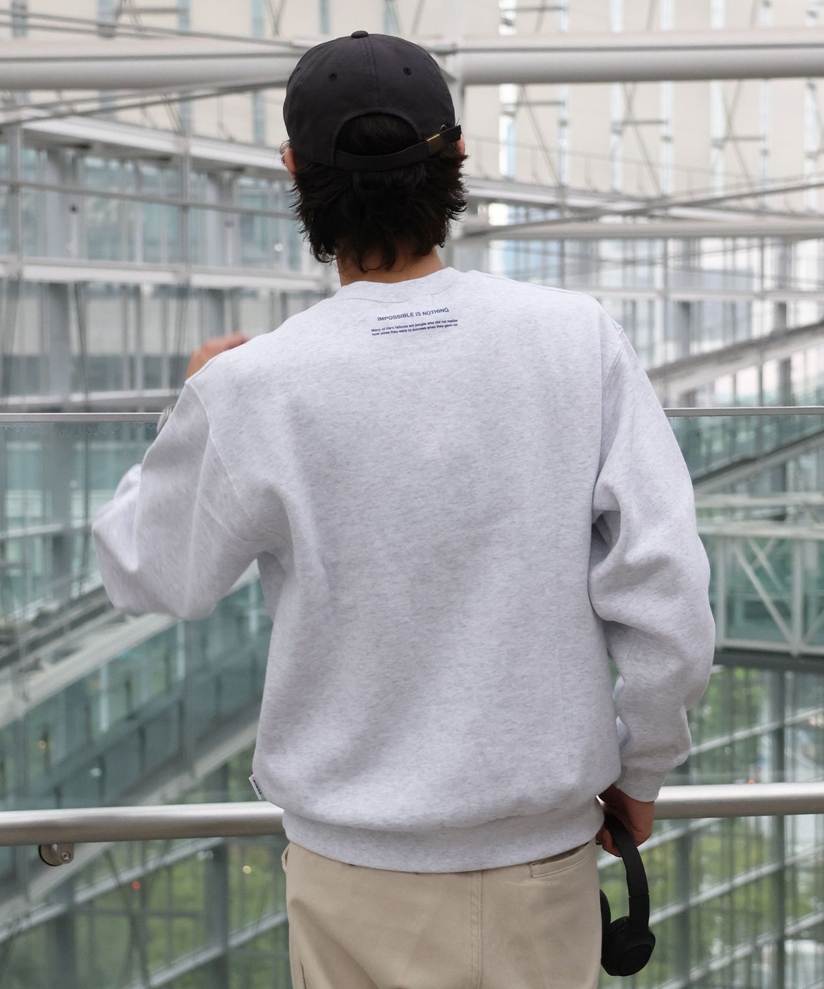 モデル:H178 Size:L:アッシュグレー