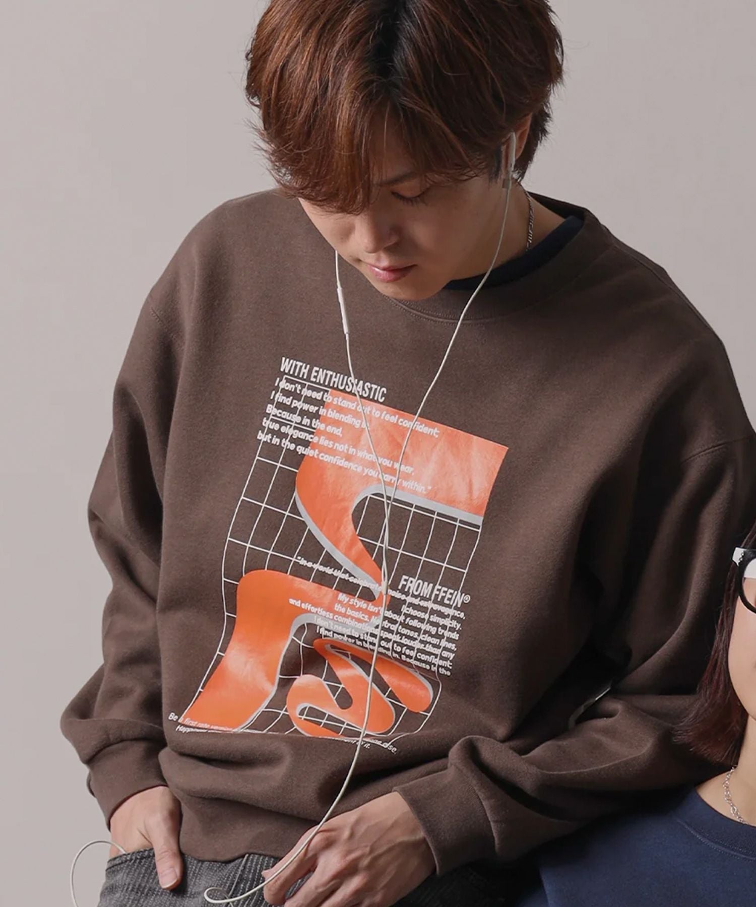 モデル:H178 Size:L:ブラウン