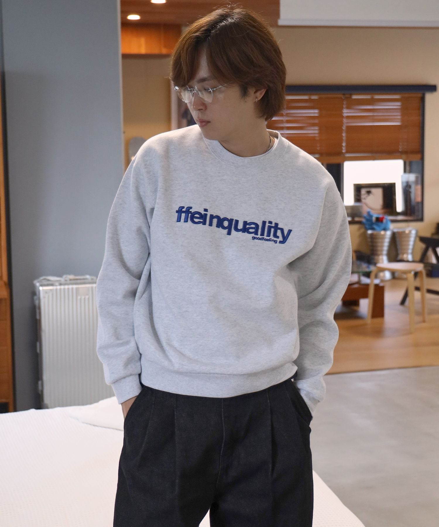 モデル:H178 Size : M : アッシュグレー