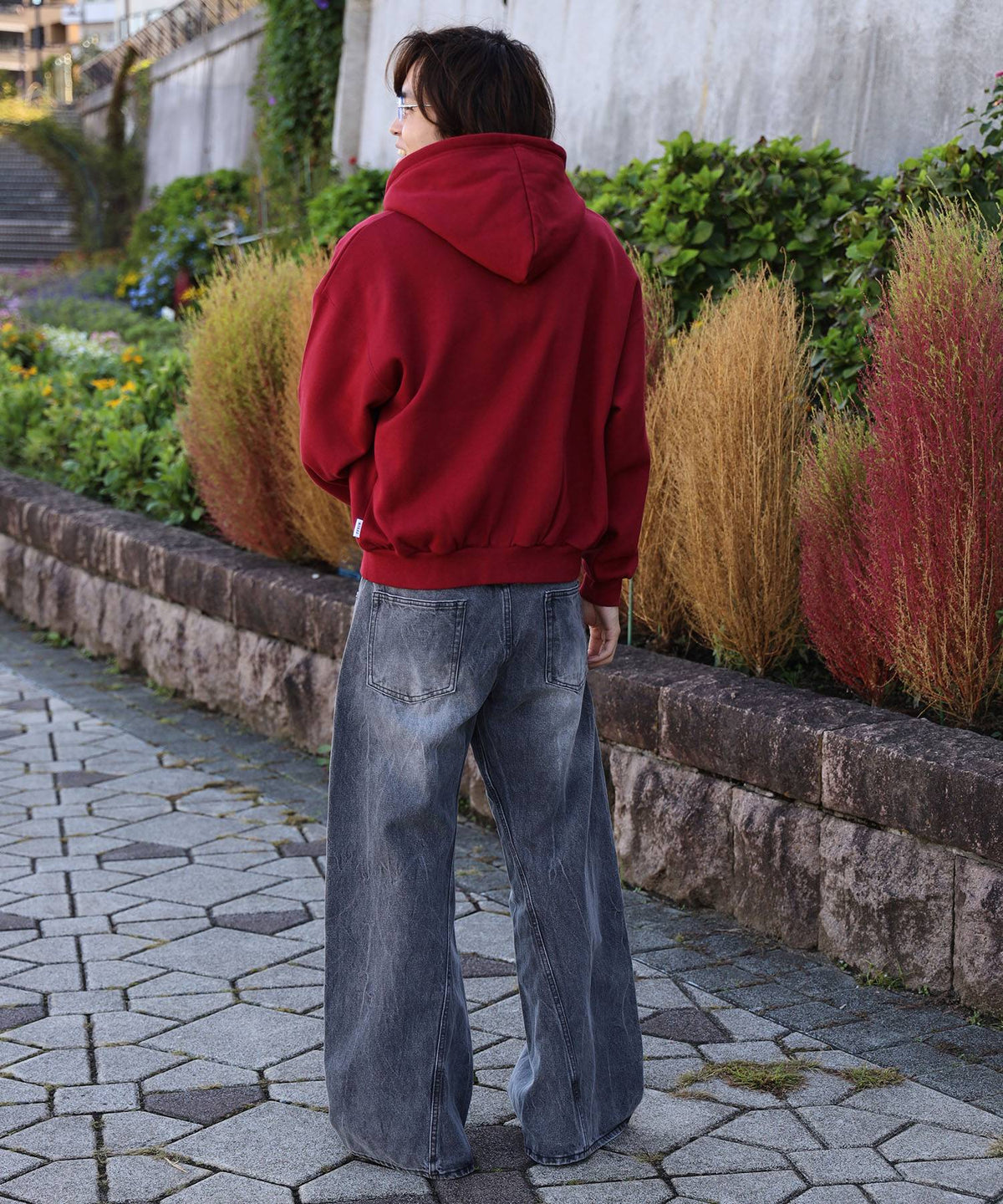 モデル:H178 Size:M ワイン