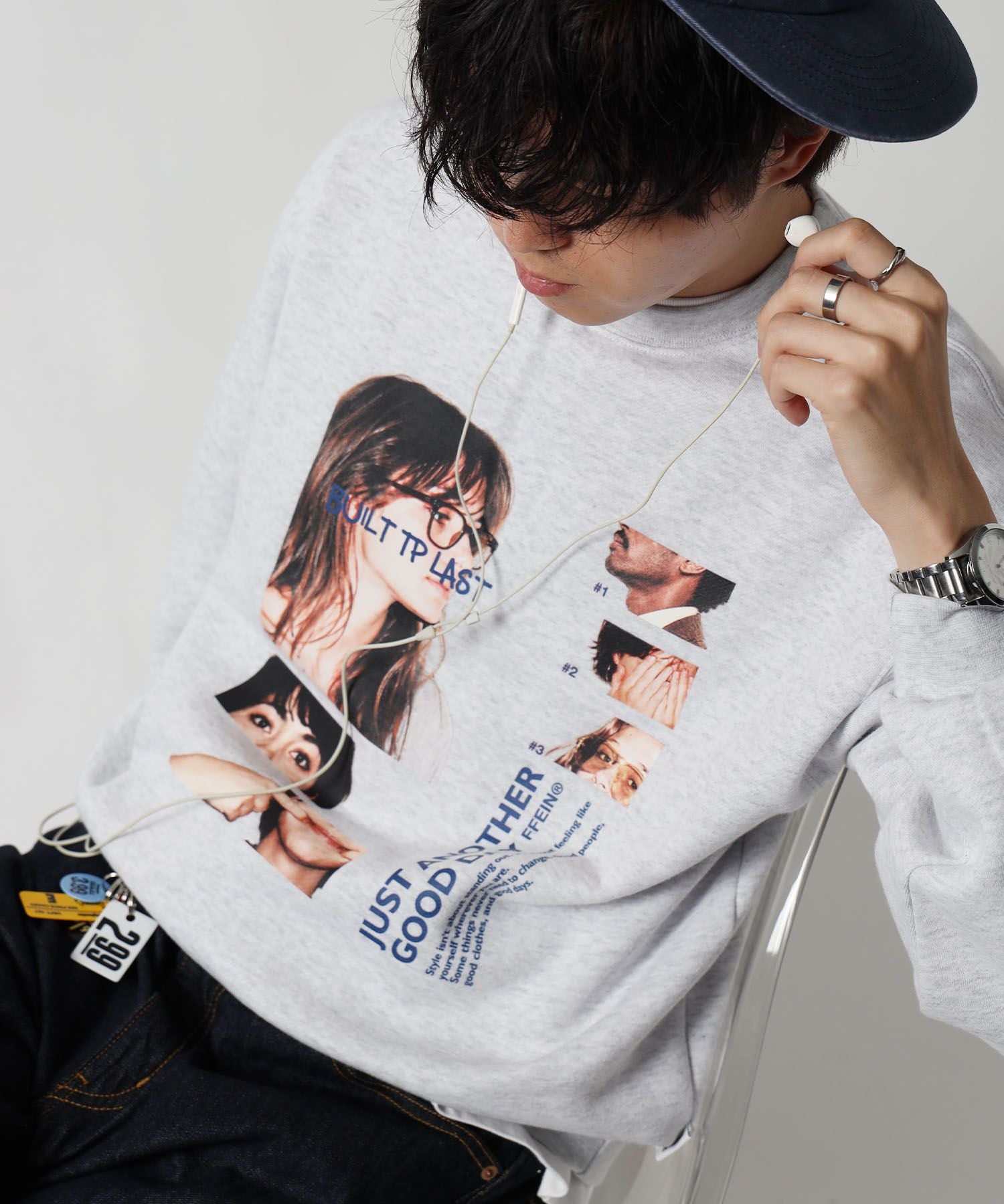 モデル:H178 Size:L アッシュグレー