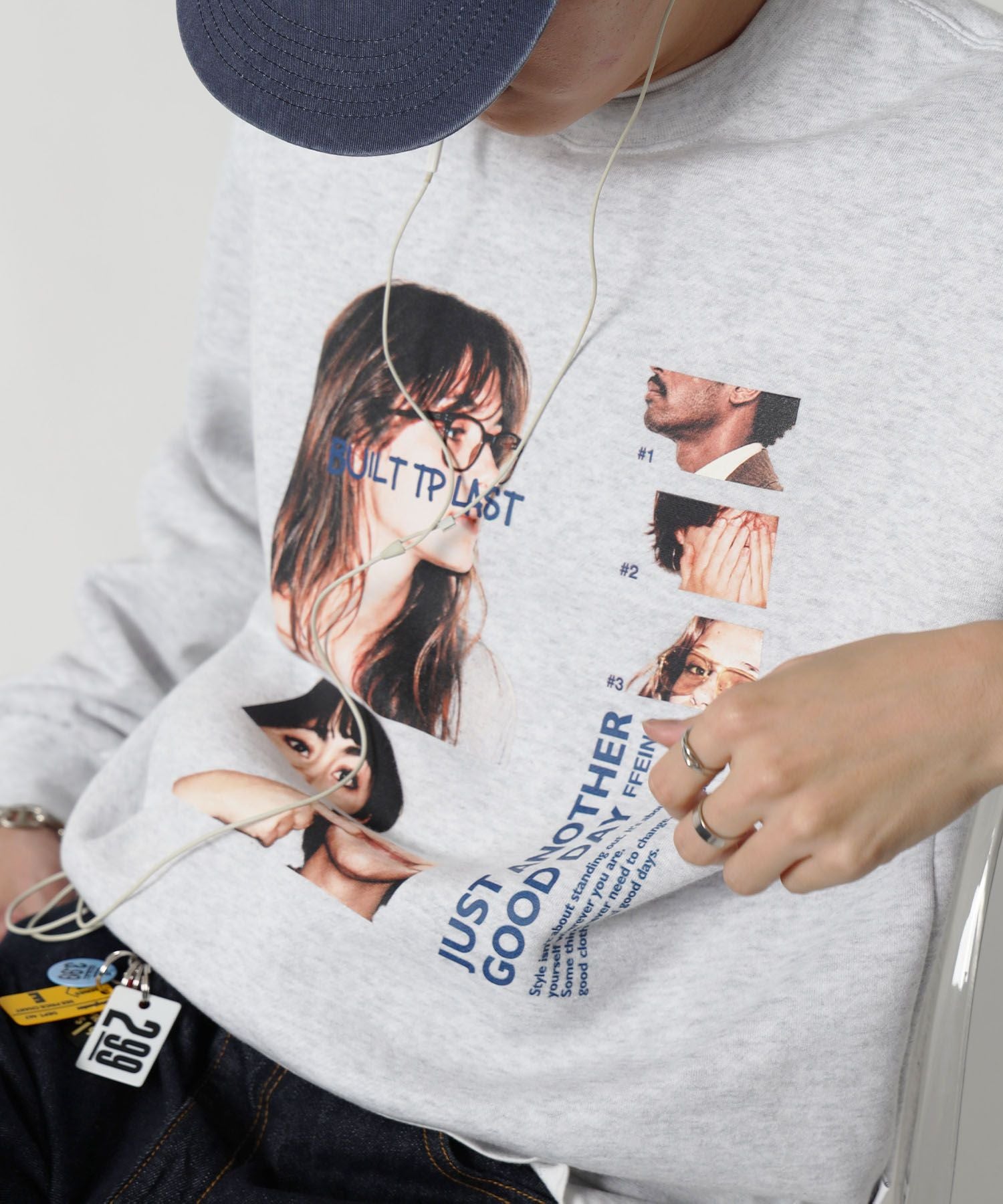 モデル:H178 Size:L アッシュグレー