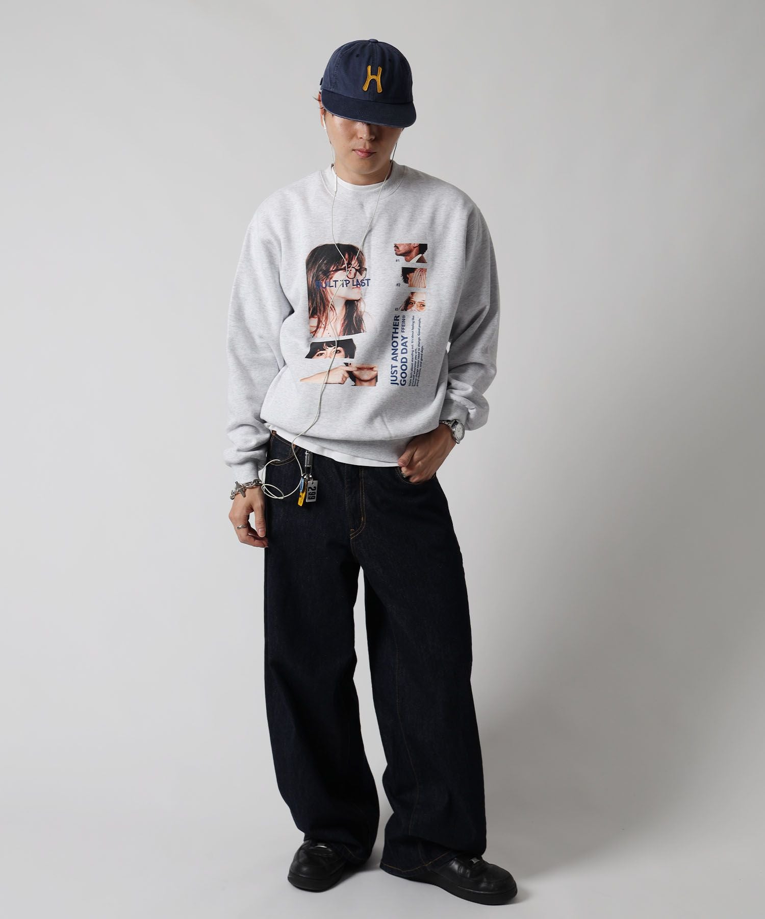 モデル:H178 Size:L アッシュグレー