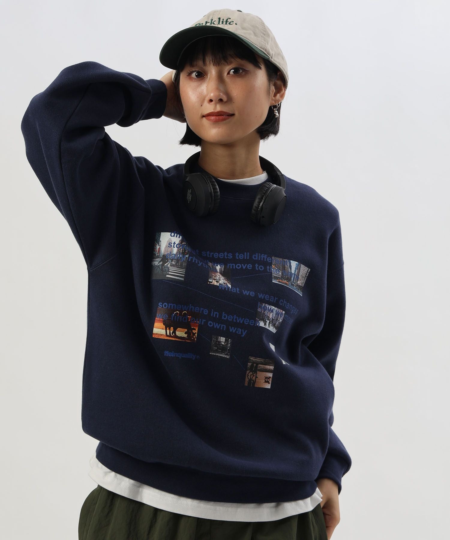モデル:H163 Size:M ダークネイビー