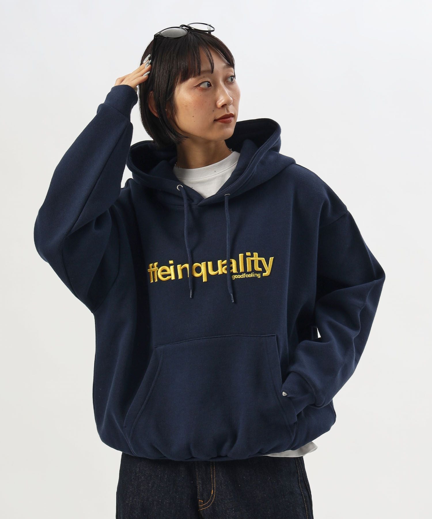 モデル:H163 Size:M ネイビー