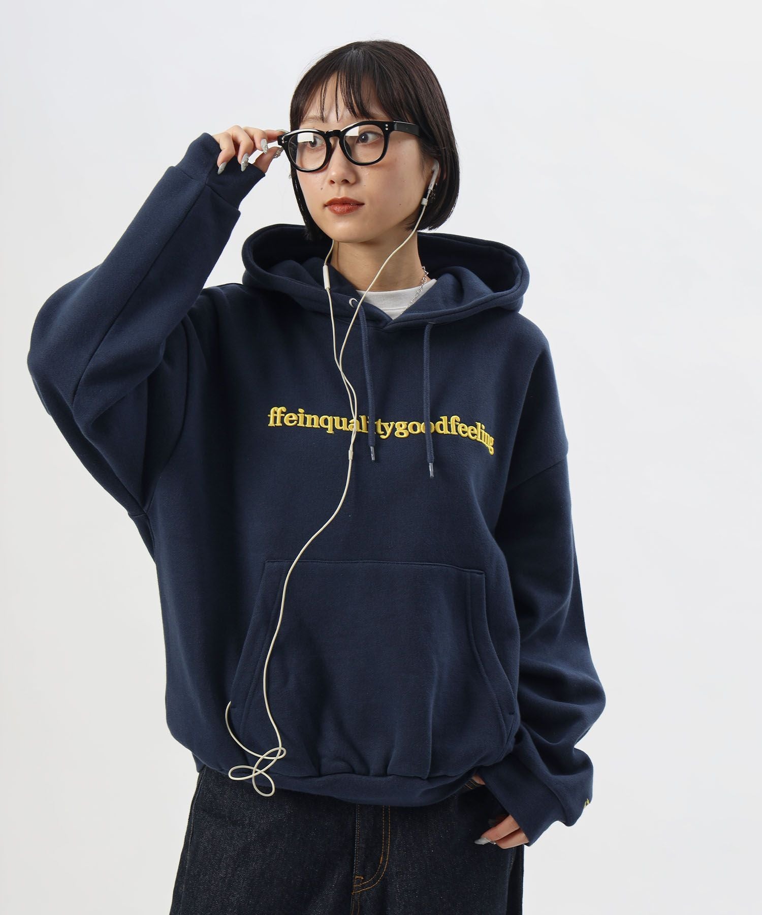 モデル:H163 Size:M ネイビー
