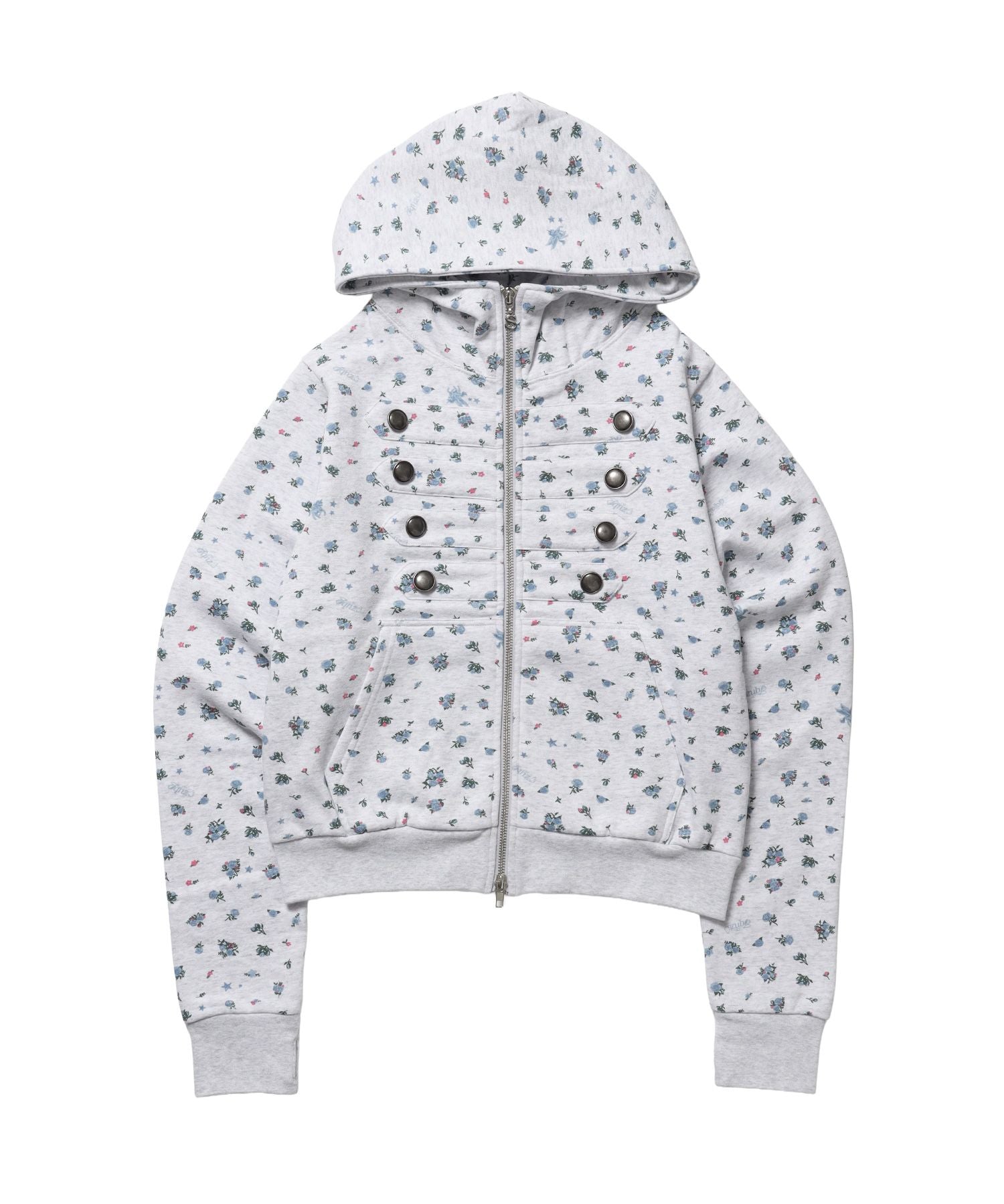 【SEQUENZ(シークエンズ)】※WEB限定 / ナポレオンハイネックジップパーカー / sqnzW napoleon fit zip p/k 柄82