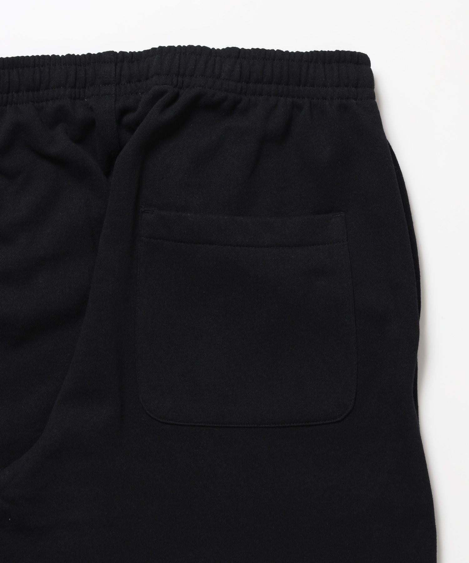 ※WEB限定 / es HOMEロゴ裏起毛スウェットパンツ / sqnzU basic logo sweat pants ブラック