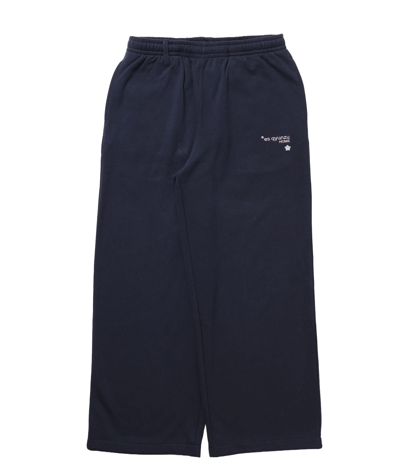 【SEQUENZ(シークエンズ)】※WEB限定 / es HOMEロゴ裏起毛スウェットパンツ / sqnz logo sweat pants ネイビー