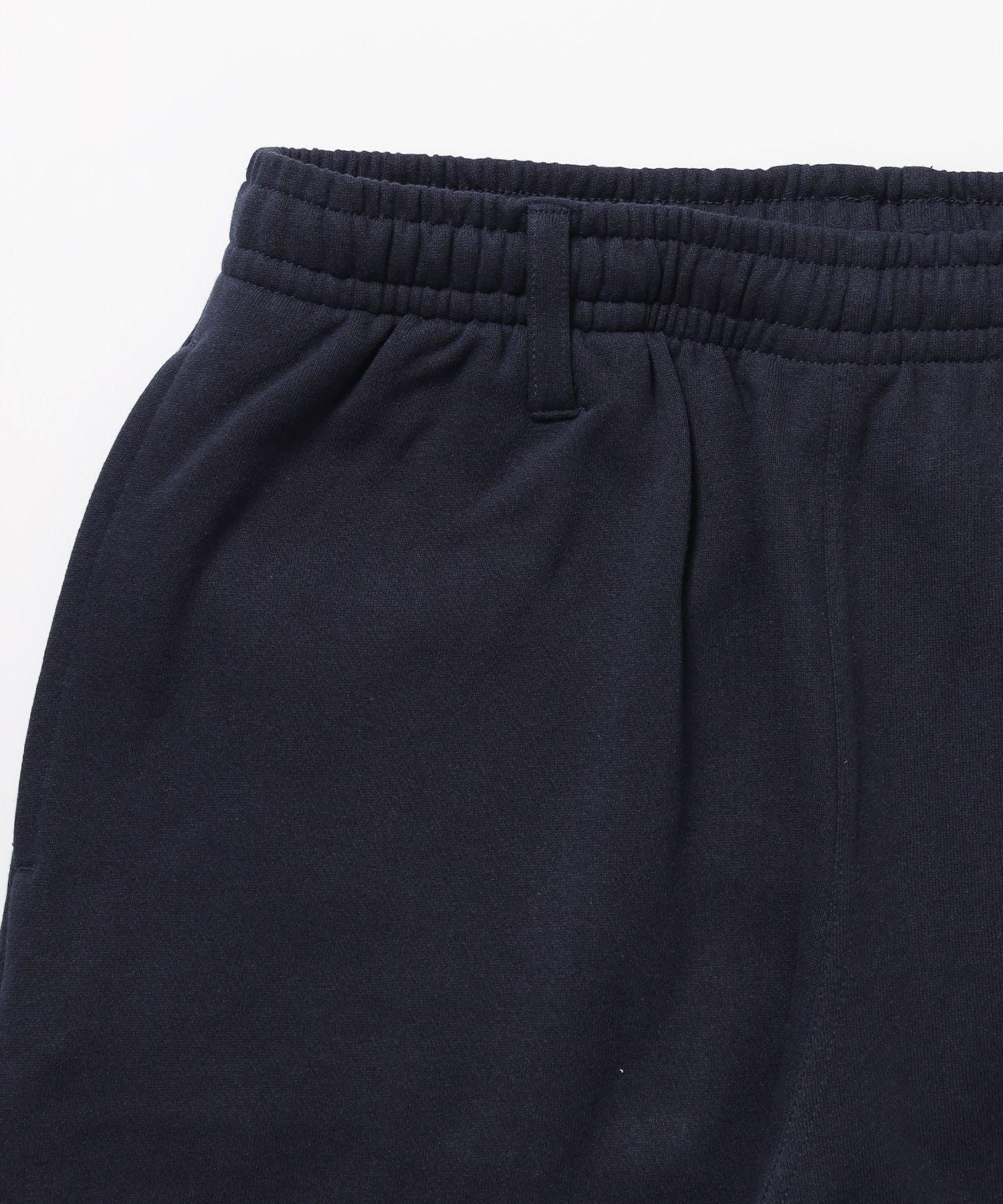 ※WEB限定 / es HOMEロゴ裏起毛スウェットパンツ / sqnzU basic logo sweat pants ネイビー