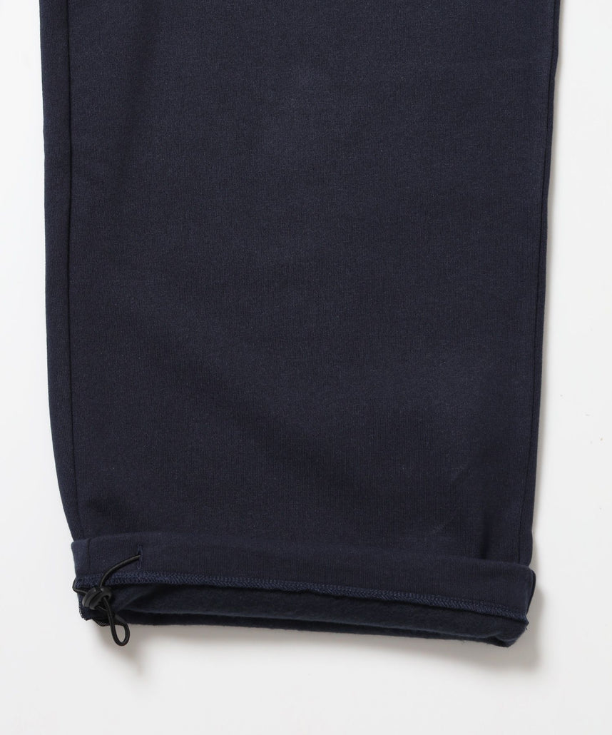※WEB限定 / es HOMEロゴ裏起毛スウェットパンツ / sqnzU basic logo sweat pants ネイビー
