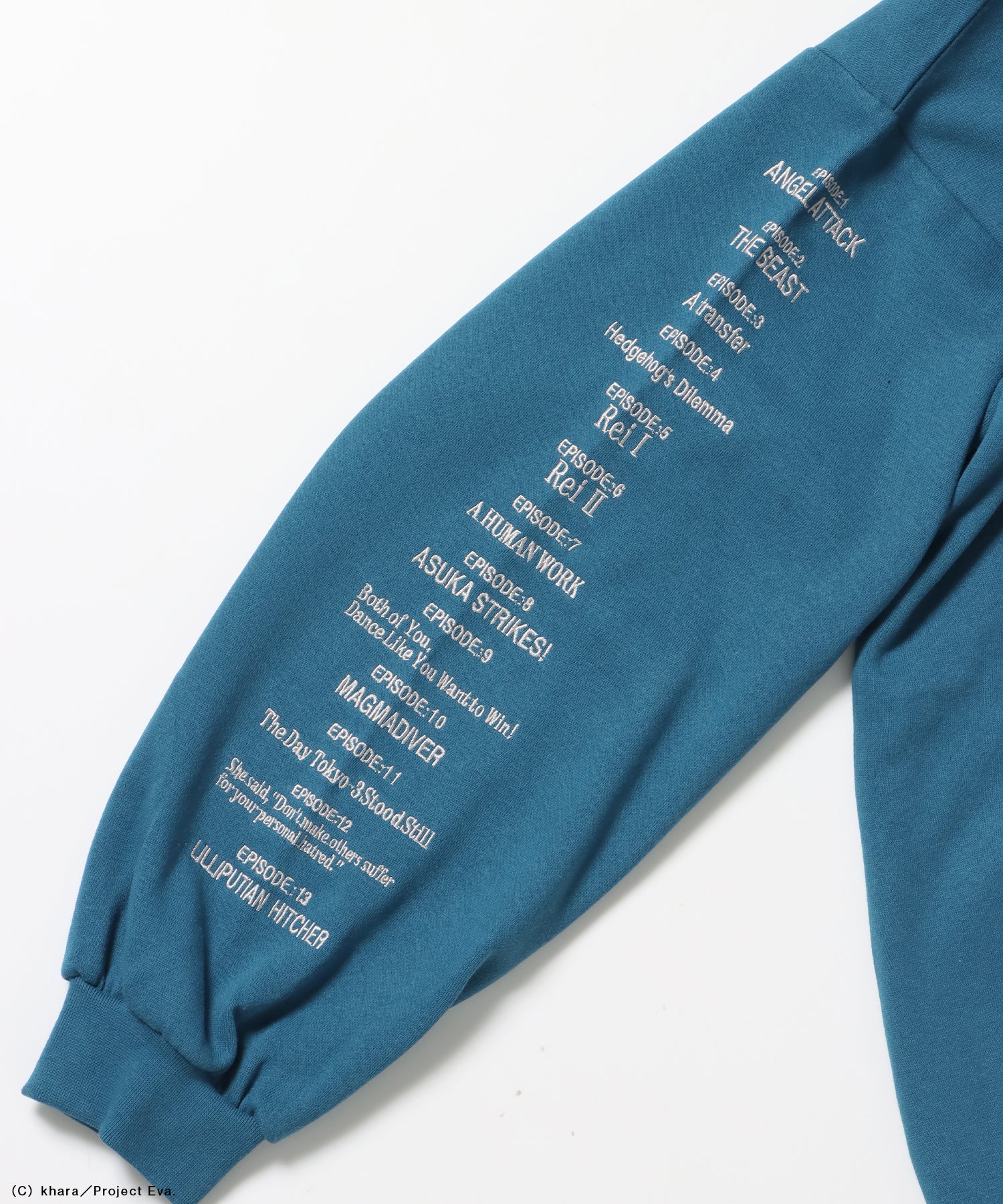 EVA CHARCTER ZIP PK / オーバーサイズ ビッグシルエット ジップパーカー 刺繍 プリント フーディ 裏起毛 ユニセックス グリーン