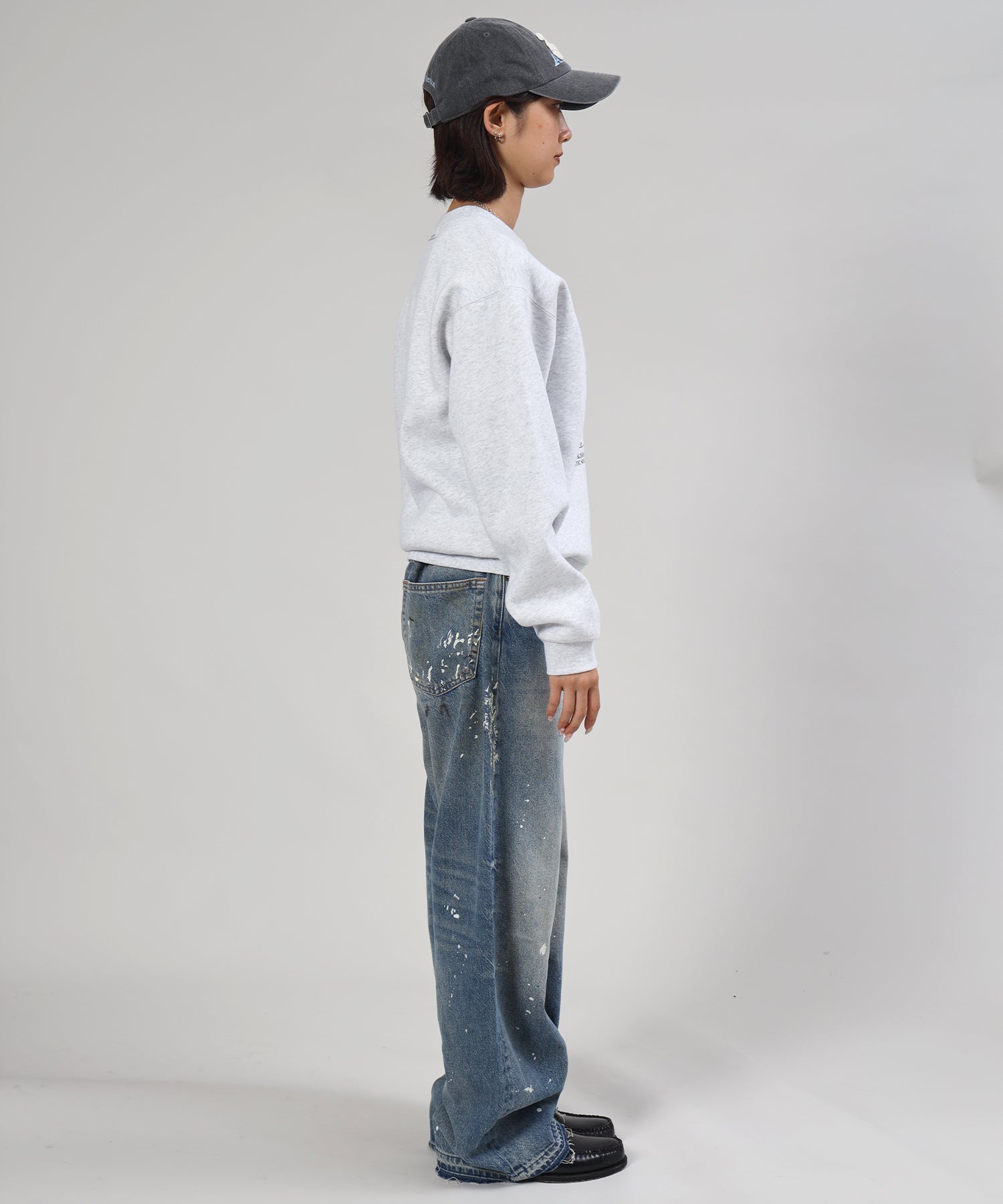 モデル:H163 Size : M アッシュグレー