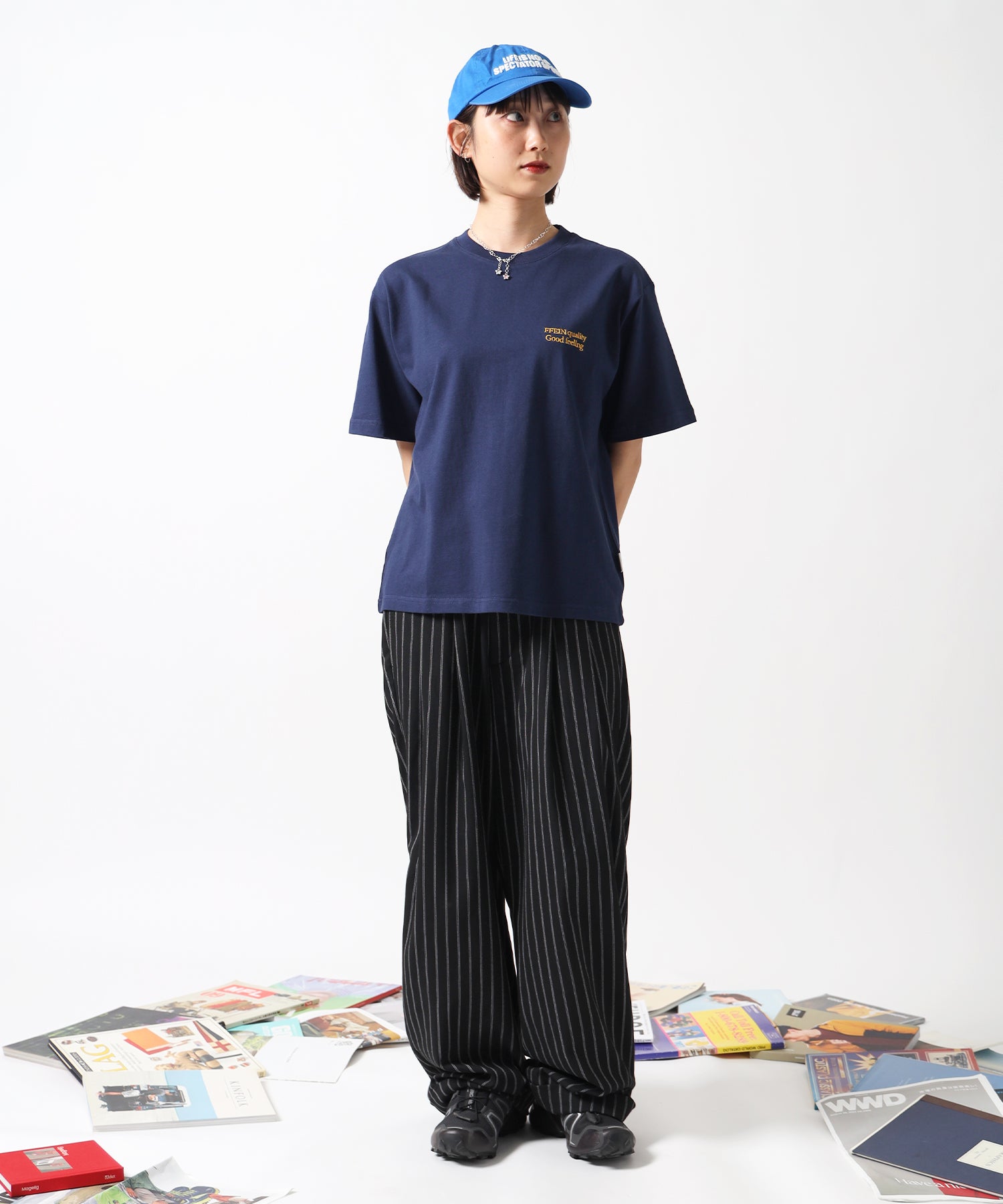 H163 Size:M ネイビー