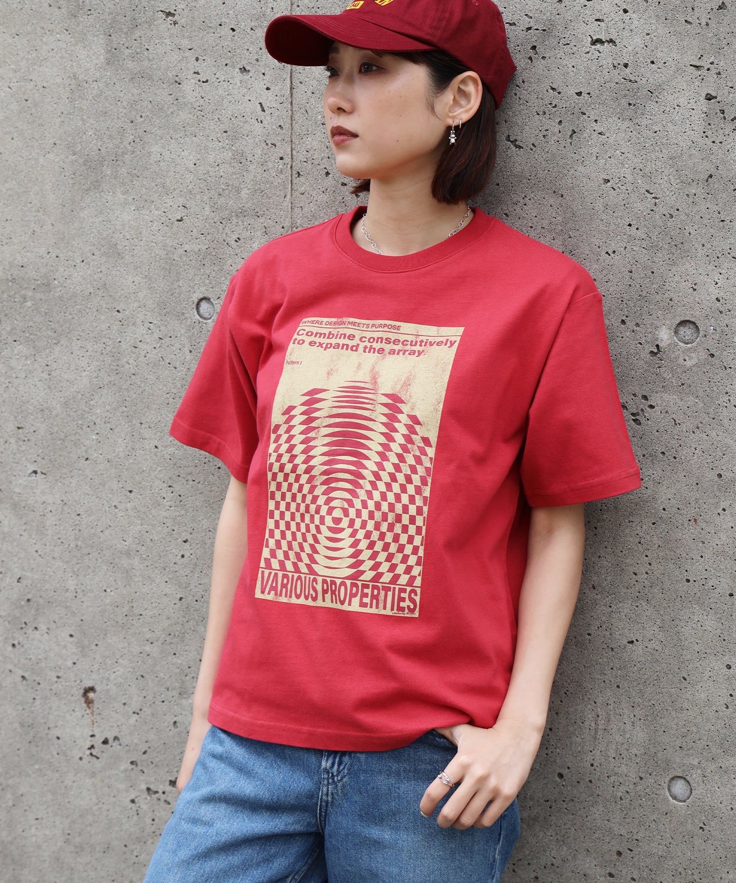 H163 Size:M レッド