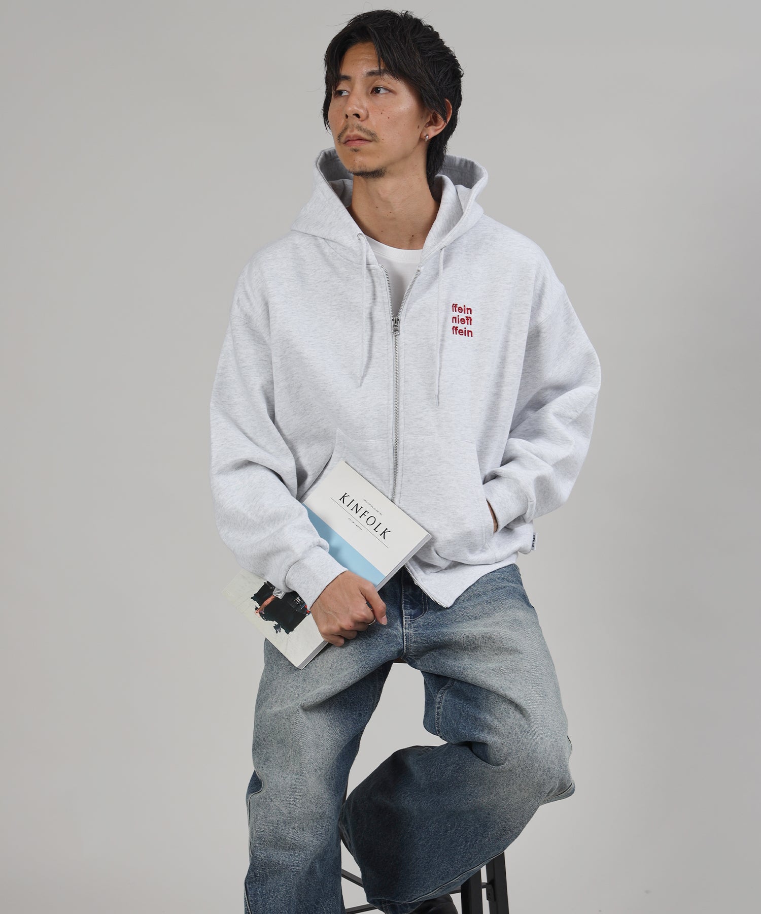 モデル:H178 Size : L アッシュグレー