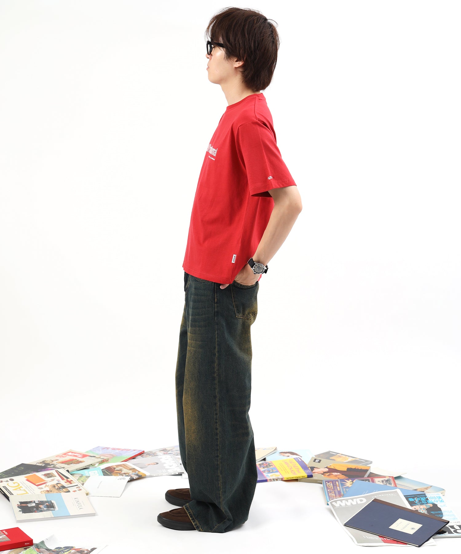 H178 Size:L レッド